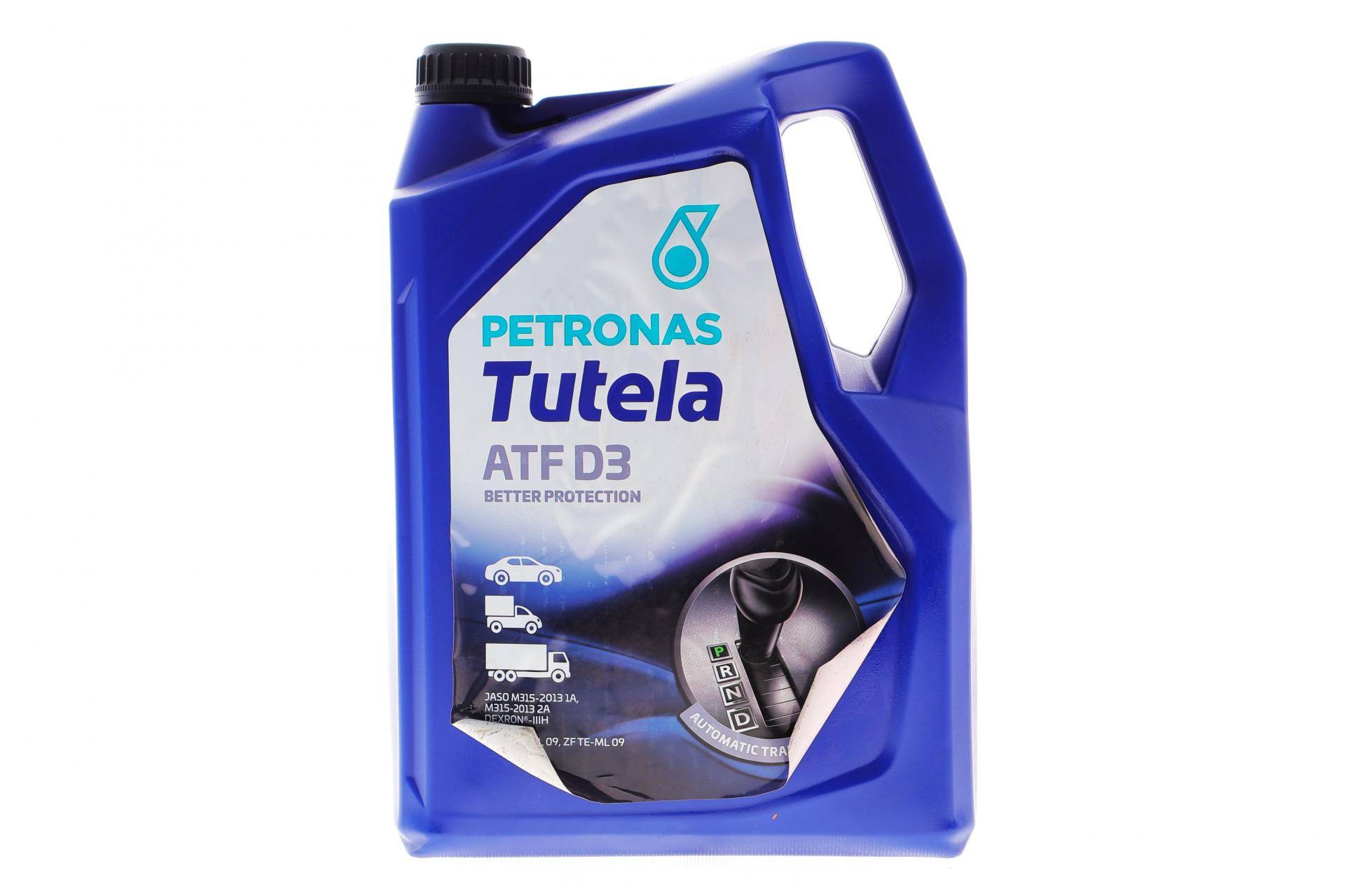 Олива TUTELA ATF D3 (5L) (GM Dexron III-H/Dexron III-G/Allison C4/Ford Mercon)