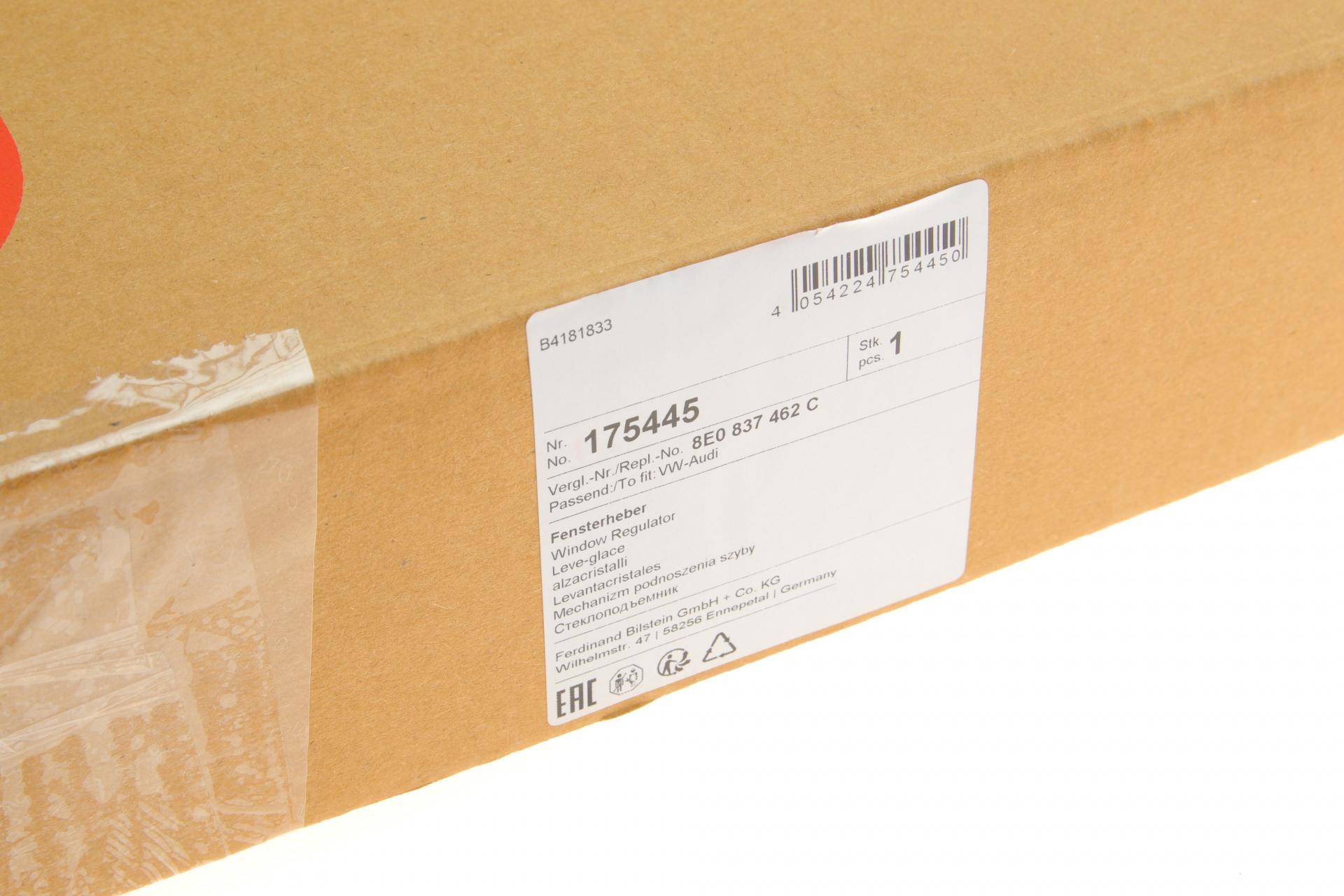 Склопідіймач (передній) Audi A4 00-08 (R) (електро) (без моторчика)