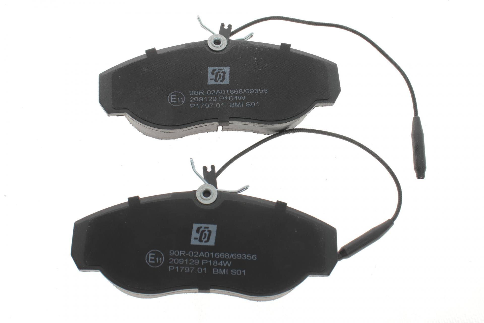 Колодки гальмівні (передні) Fiat Ducato/Peugeot Boxer 94-02 (Lucas)/(з датчиками)