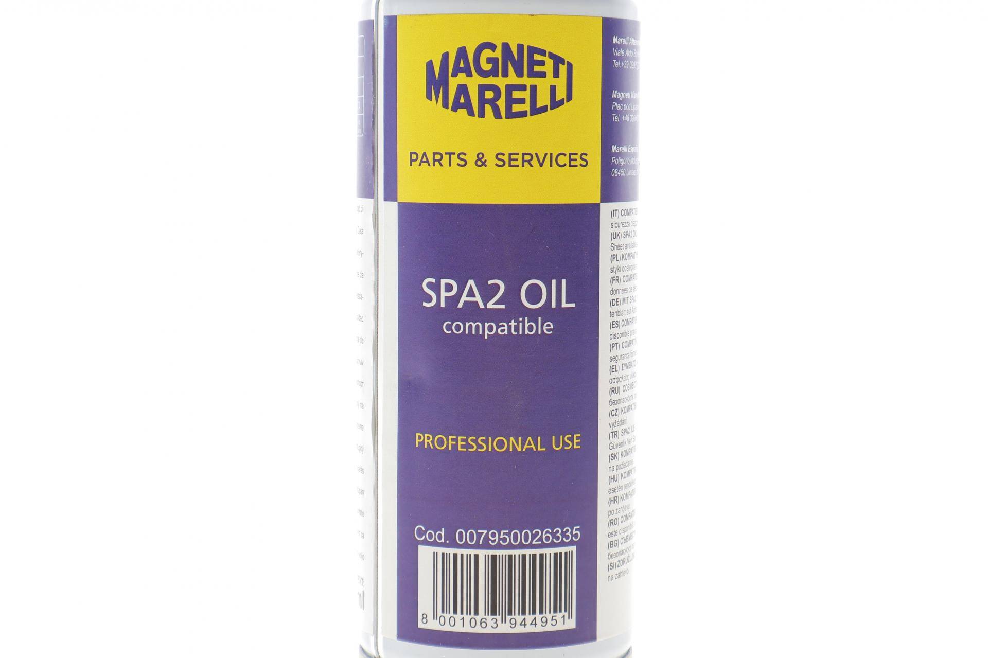 Олива компресорна SPA 2 для R134a/R1234yf 250 мл