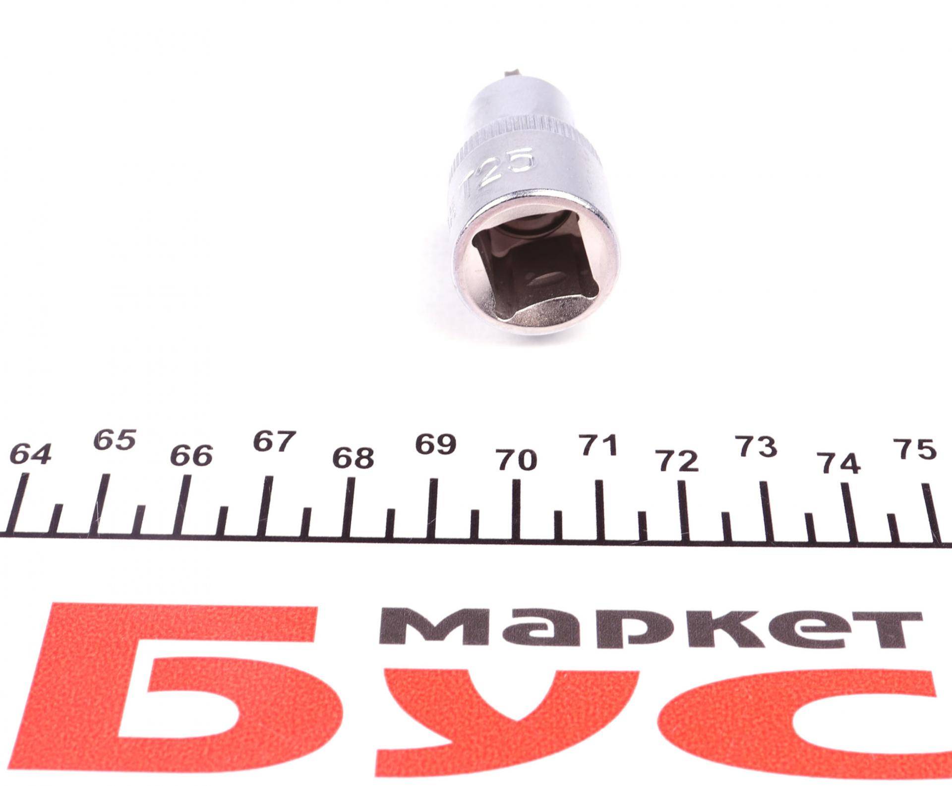 Головка 1/2" зі вставкою T25