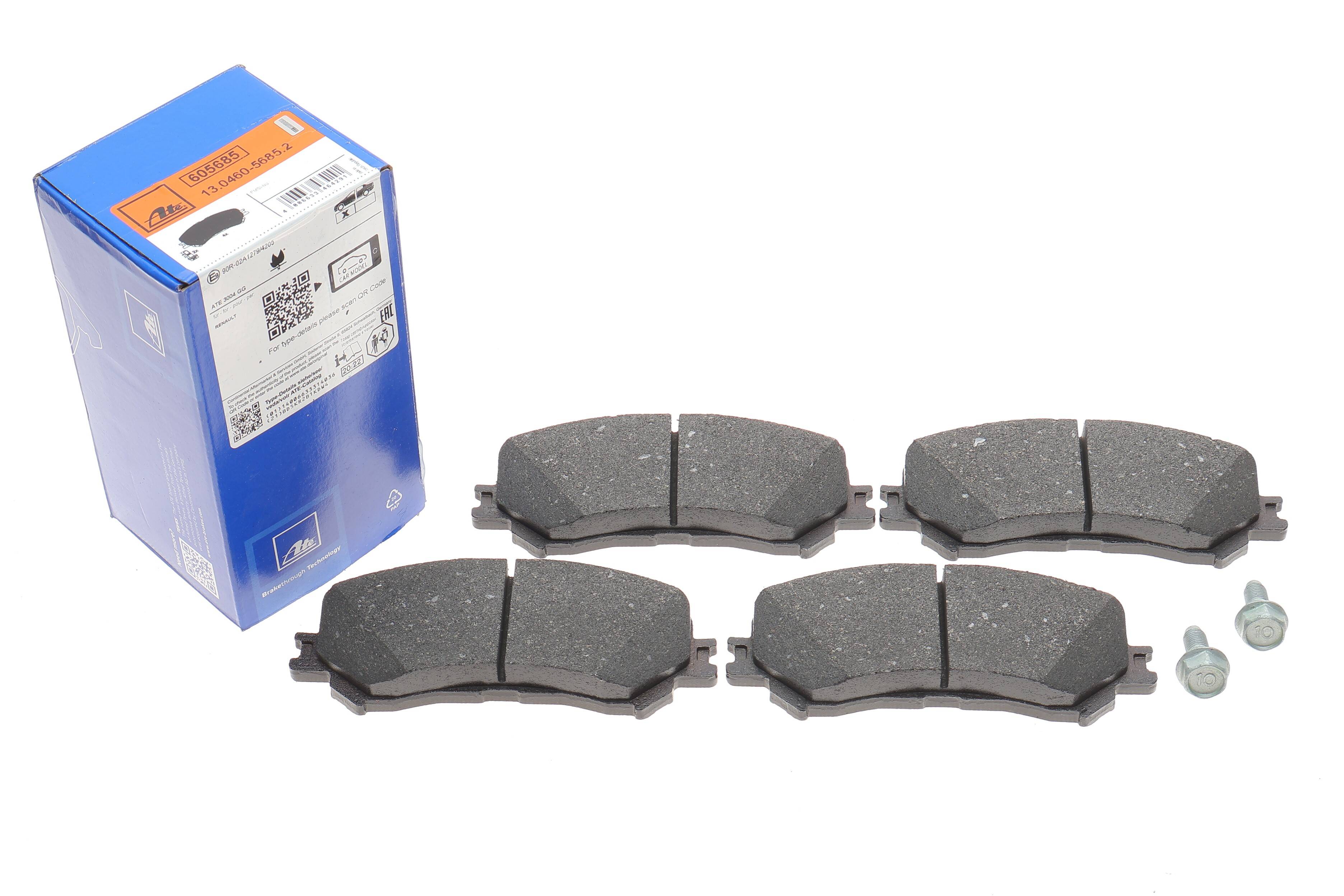 Колодки гальмівні (передні) Renault Scenic/Megane 15-