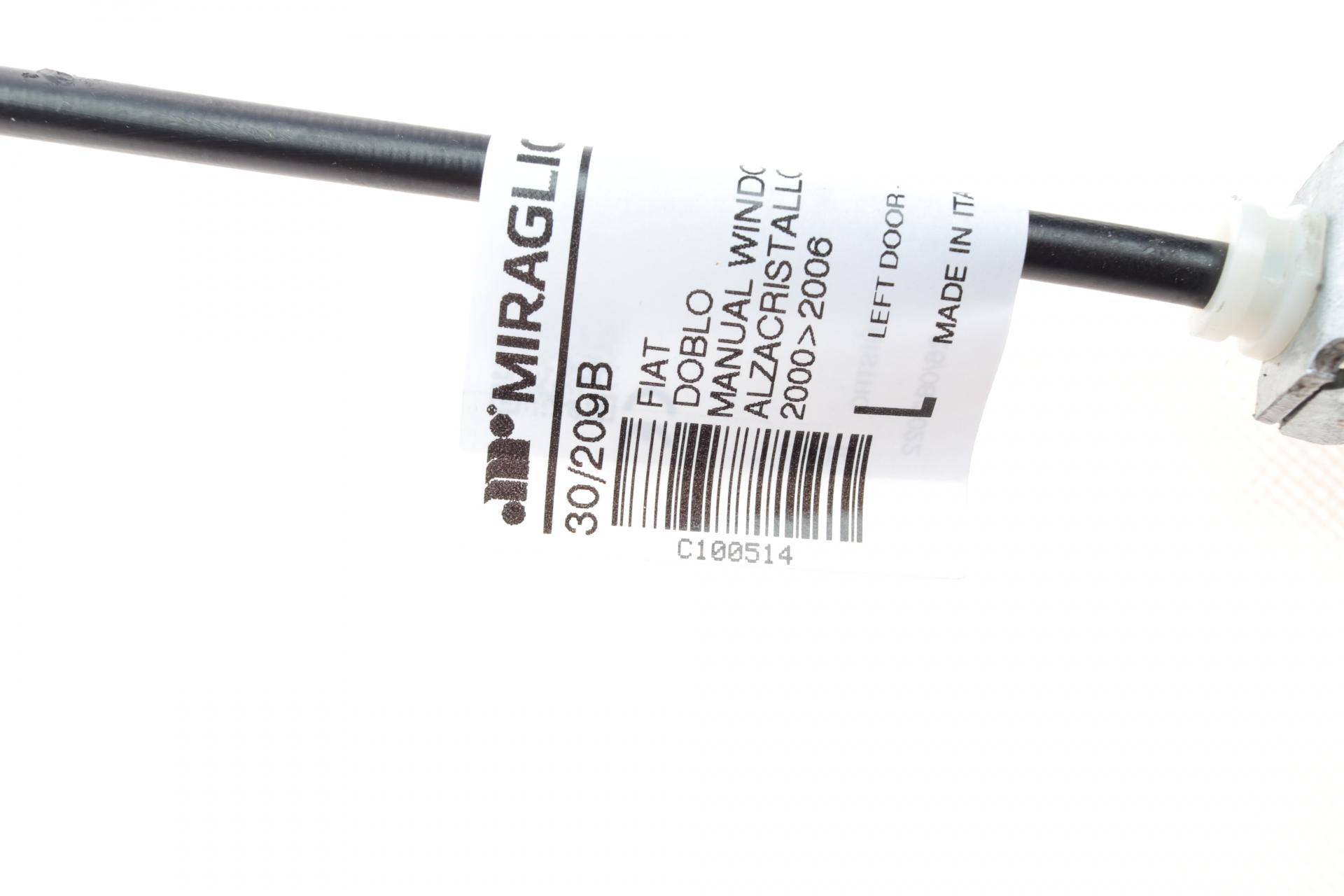 Склопідіймач (передній) Fiat Doblo 01- (L) (ручної)