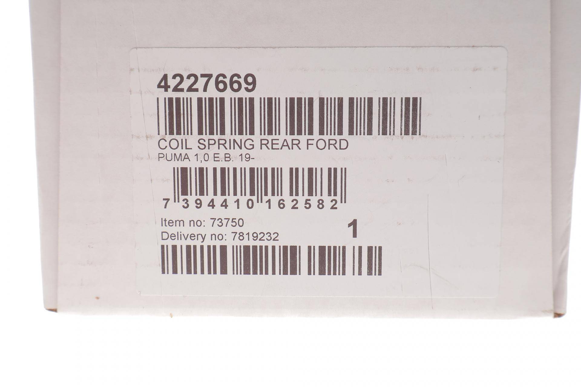 Пружина (задня) Ford Puma 1.0 EcoBoost 19- (SUV) (зі спорт.х.ч/зі станд.ход.ч.)