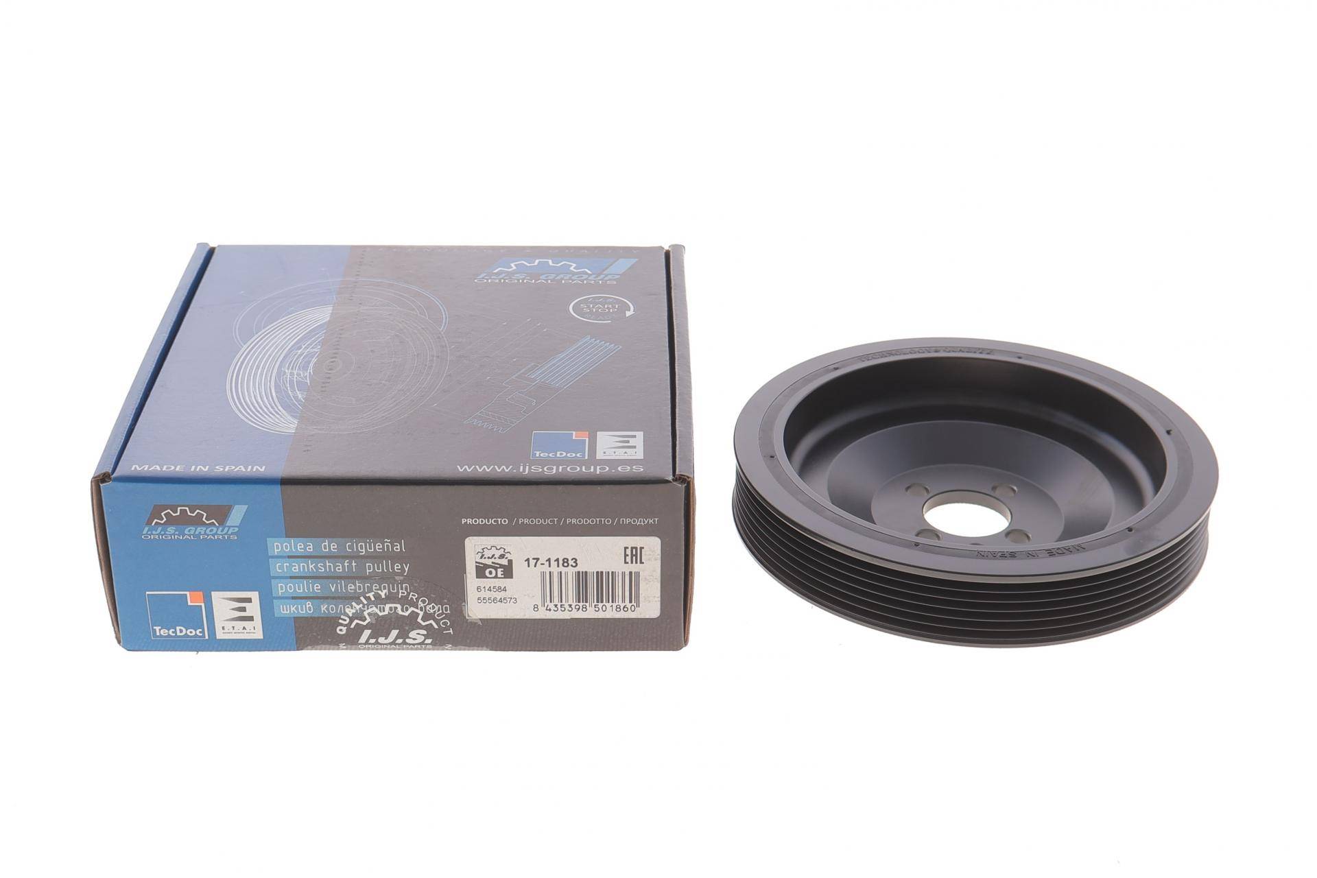 Шків колінвалу Opel Vectra C/Astra H/Zafira 1.9CDTI 04-15