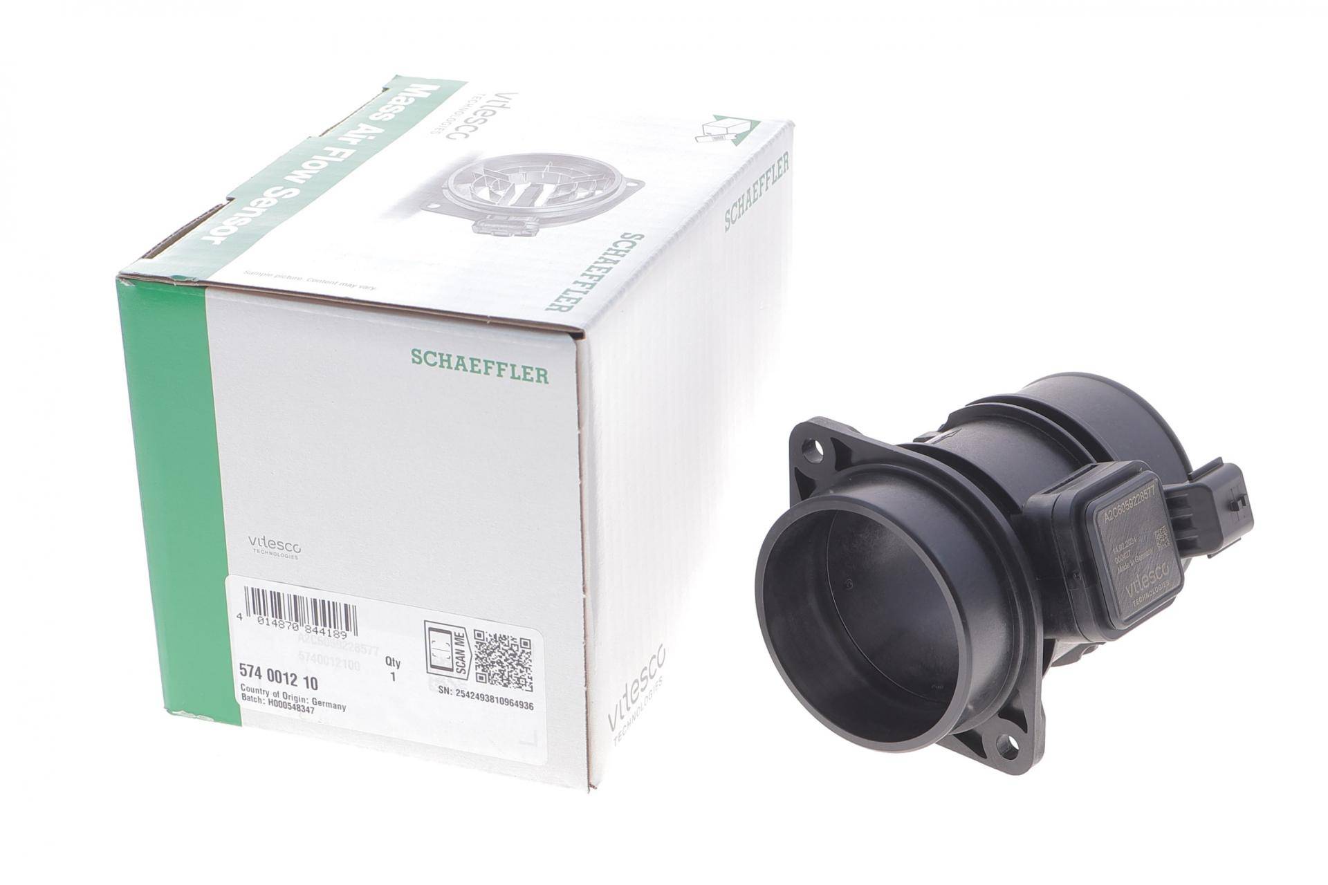 Витратомір повітря Renault Megane III/Scenic III/Captur I/Dokker/Duster 1.5dCi 09-, (K9K)