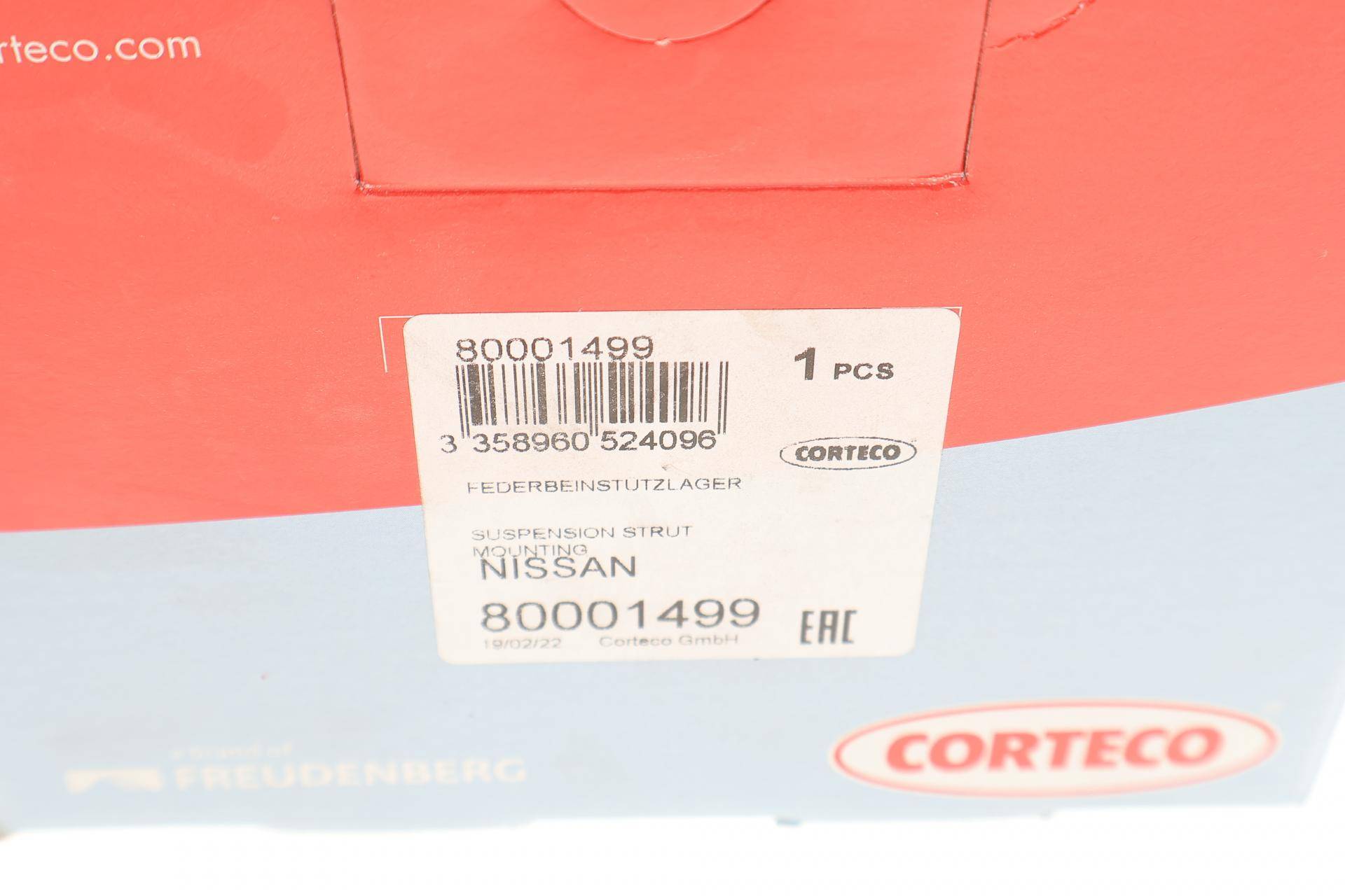 Подушка амортизатора (переднього) Nissan Micra/Renault Clio 1.4/1.5dCi/1.6 16V 03- (R)