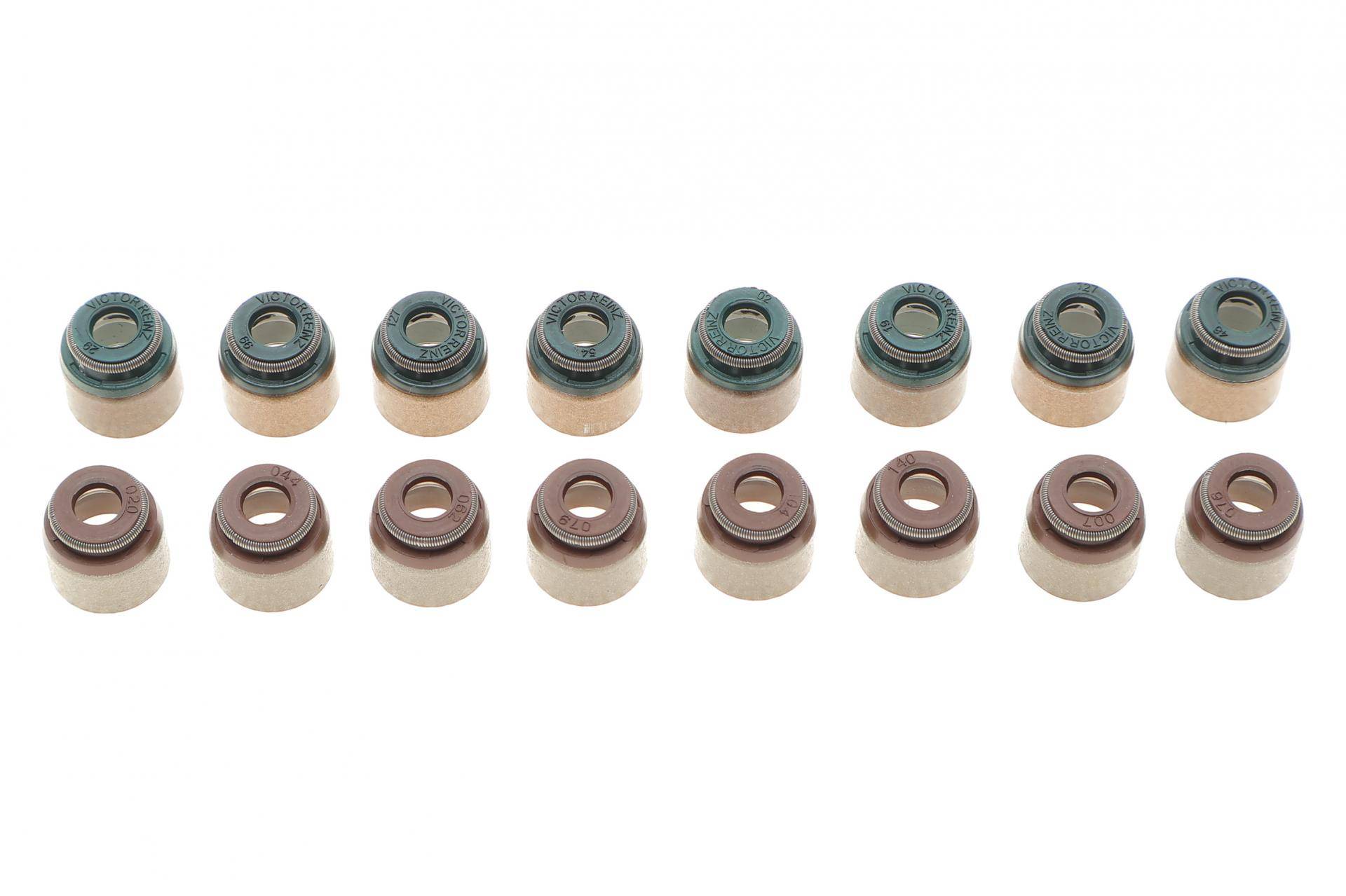 Сальник клапана (впуск/випуск) Mitsubishi Lancer VII 1.3/1.6 03- (5.5x9.2x7/11.5) (к-кт 16шт.)