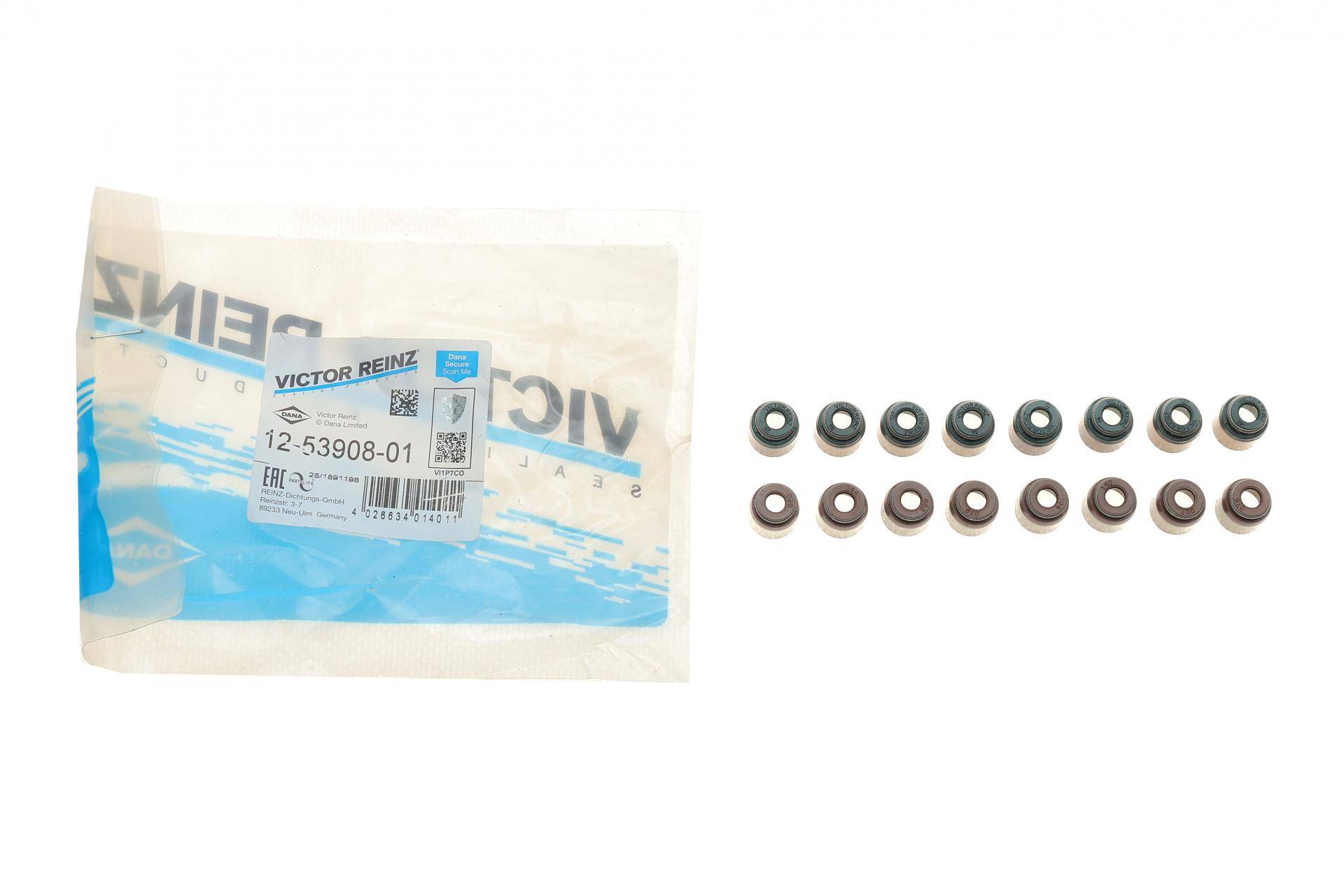 Сальник клапана (впуск/випуск) Mitsubishi Lancer VII 1.3/1.6 03- (5.5x9.2x7/11.5) (к-кт 16шт.)