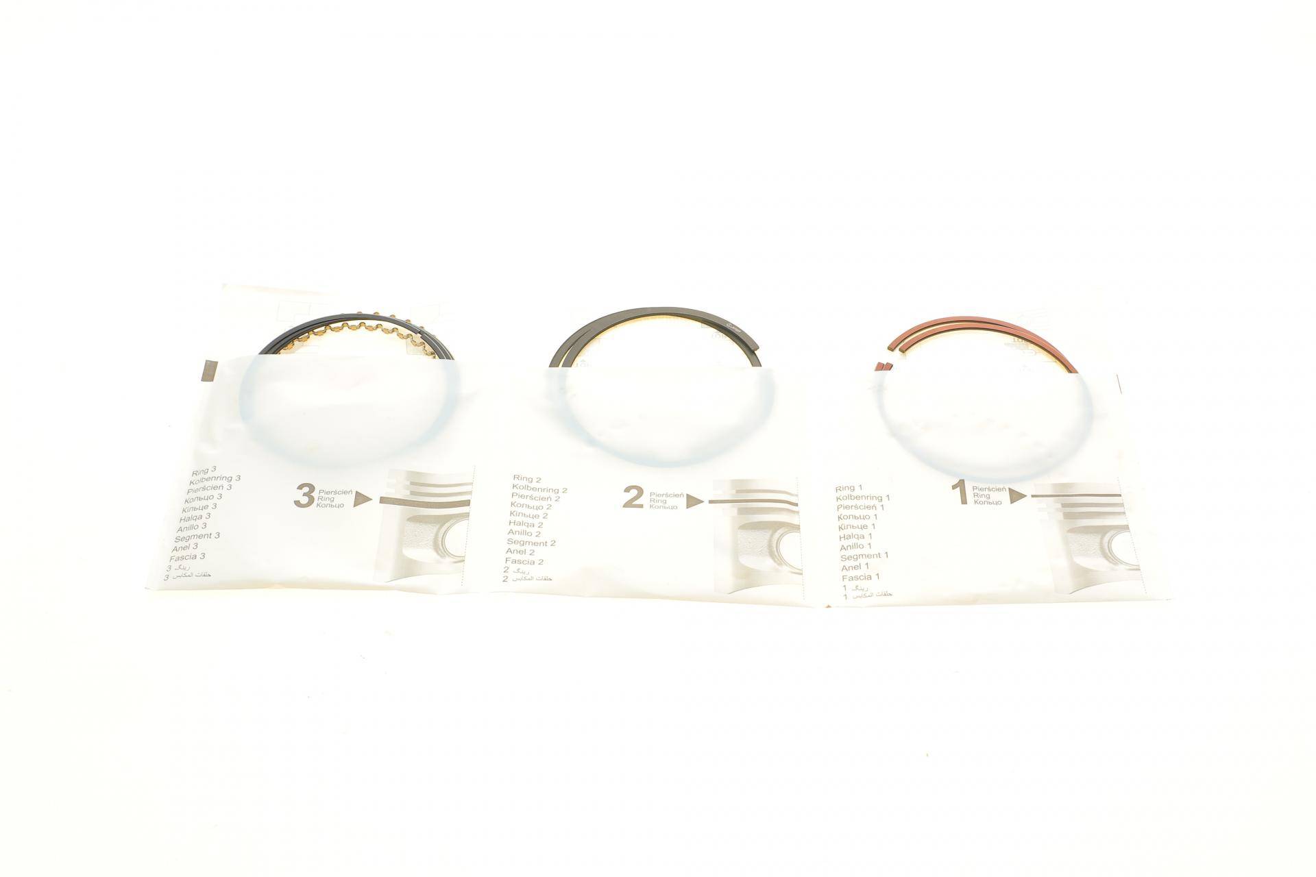 Кільця поршневі Daewoo Lanos 1.5 8V 90- (+0,25/76,75mm) (1.5x1.5x3.0) (к-кт 4 циліндри)