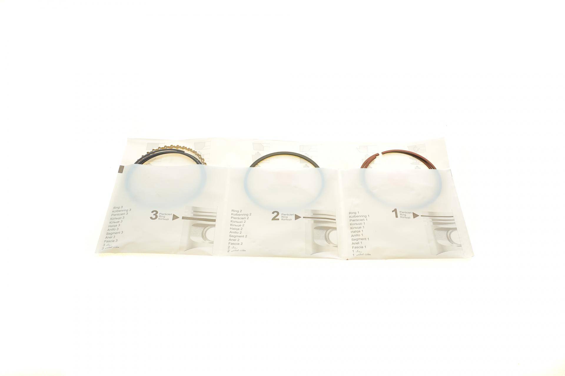 Кільця поршневі Daewoo Lanos 1.5 8V 90- (+0,25/76,75mm) (1.5x1.5x3.0) (к-кт 4 циліндри)