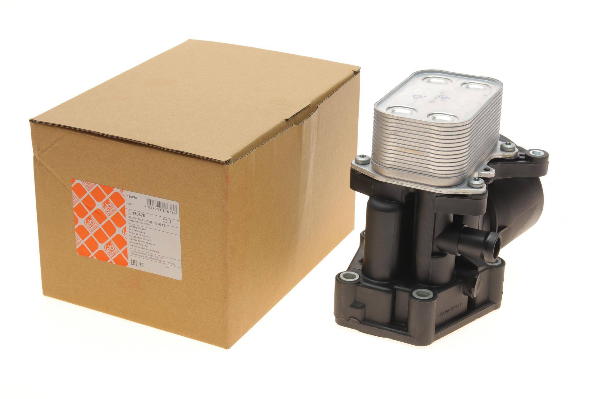 Корпус фільтра масляного (з радіатором) VW Polo/Skoda Fabia 1.2 TDi 09-