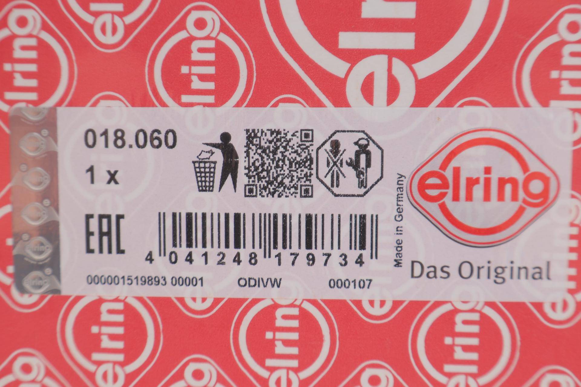 Прокладка ГБЦ Audi A4/A6/A8/Q7/VW Phaeton/Touareg 2.7-3.0TDI 03- (1.15mm) (4-6 циліндр)