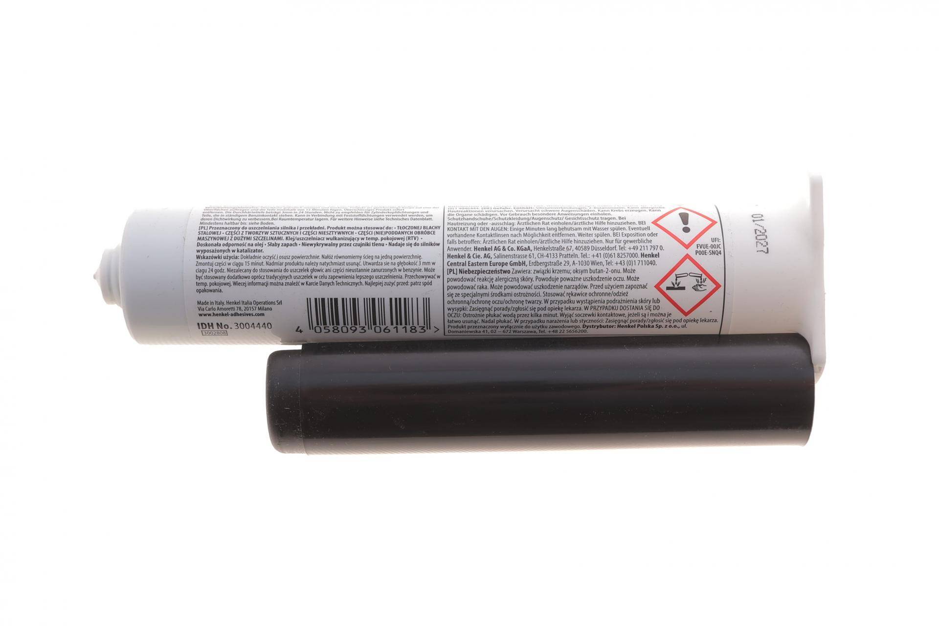 LOCTITE SI 5910 BK CR50ML Герметик силіконовий (чорний) (маслостійкий) ( -55°C до +250°C)