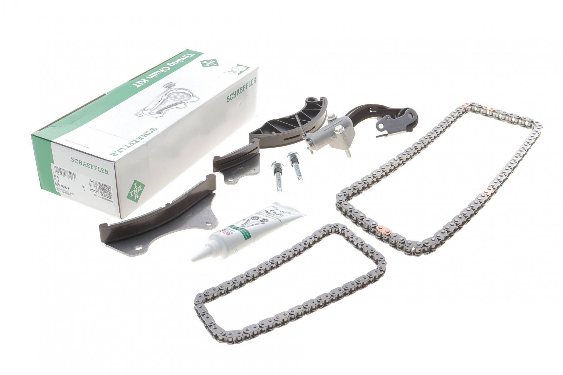 Комплект ланцюга ГРМ Opel Astra J/K/Insignia A/B/Zafira 1.6CDTi 14-, (ланцюги INA)