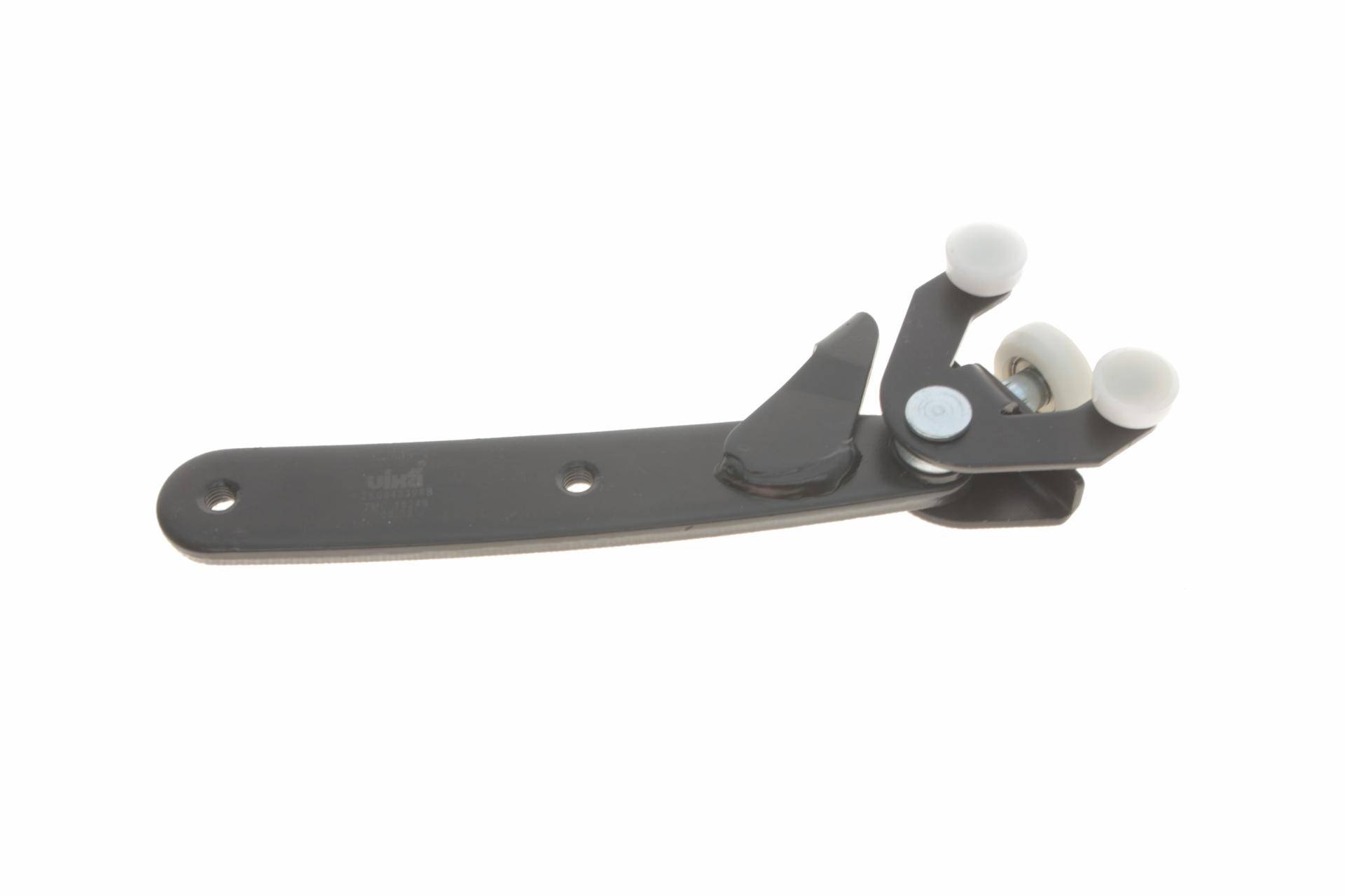 Ролик дверей (бічних/нижній) VW Caddy 03- (R) (з кронштейном)