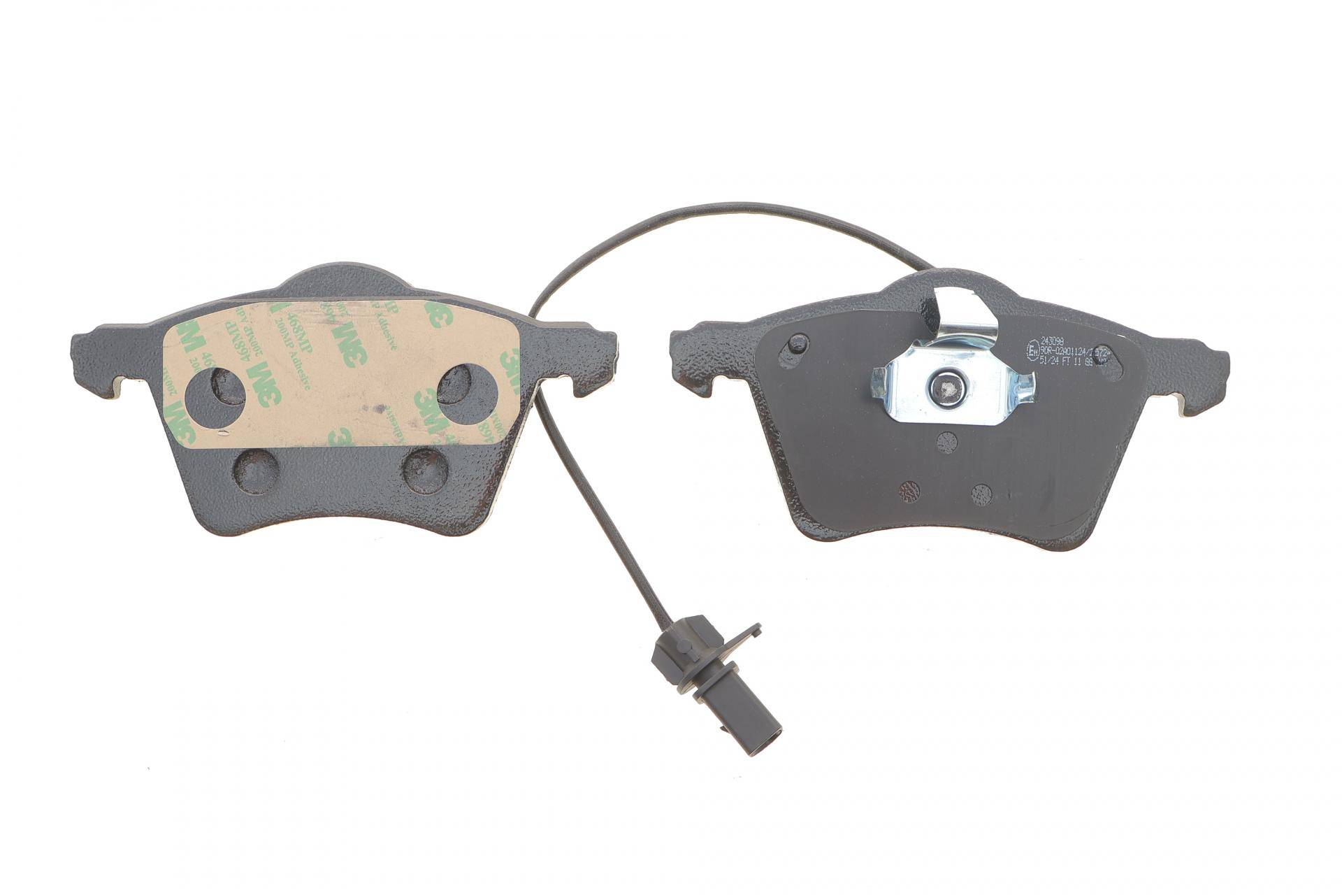 Колодки гальмівні (передні) Ford Galaxy 92-06/Seat Alhambra/VW Sharan 95-10 (+ датчики)