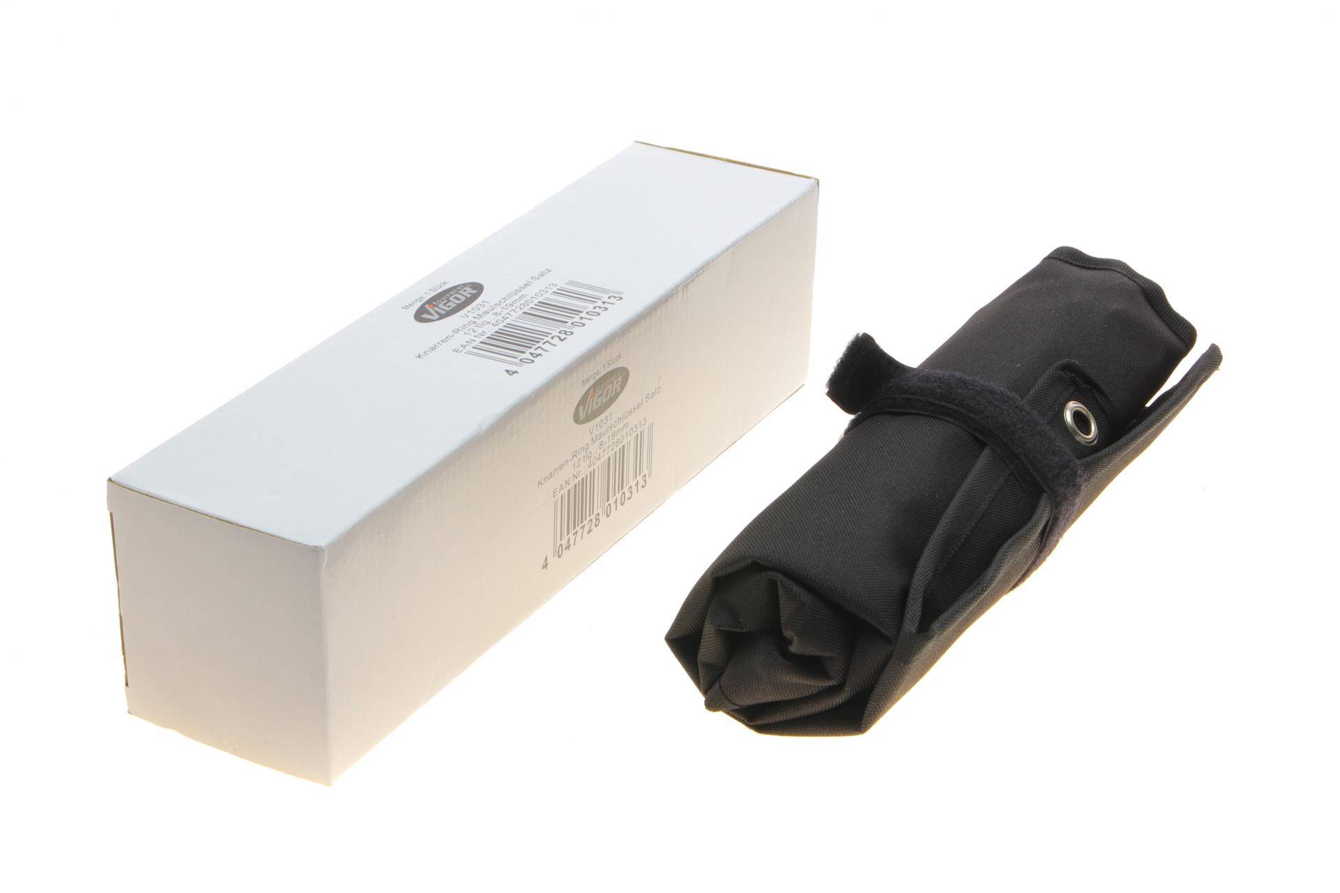 Набір ключів ріжково-накидних з тріскачкою 8-19 мм 12 од.