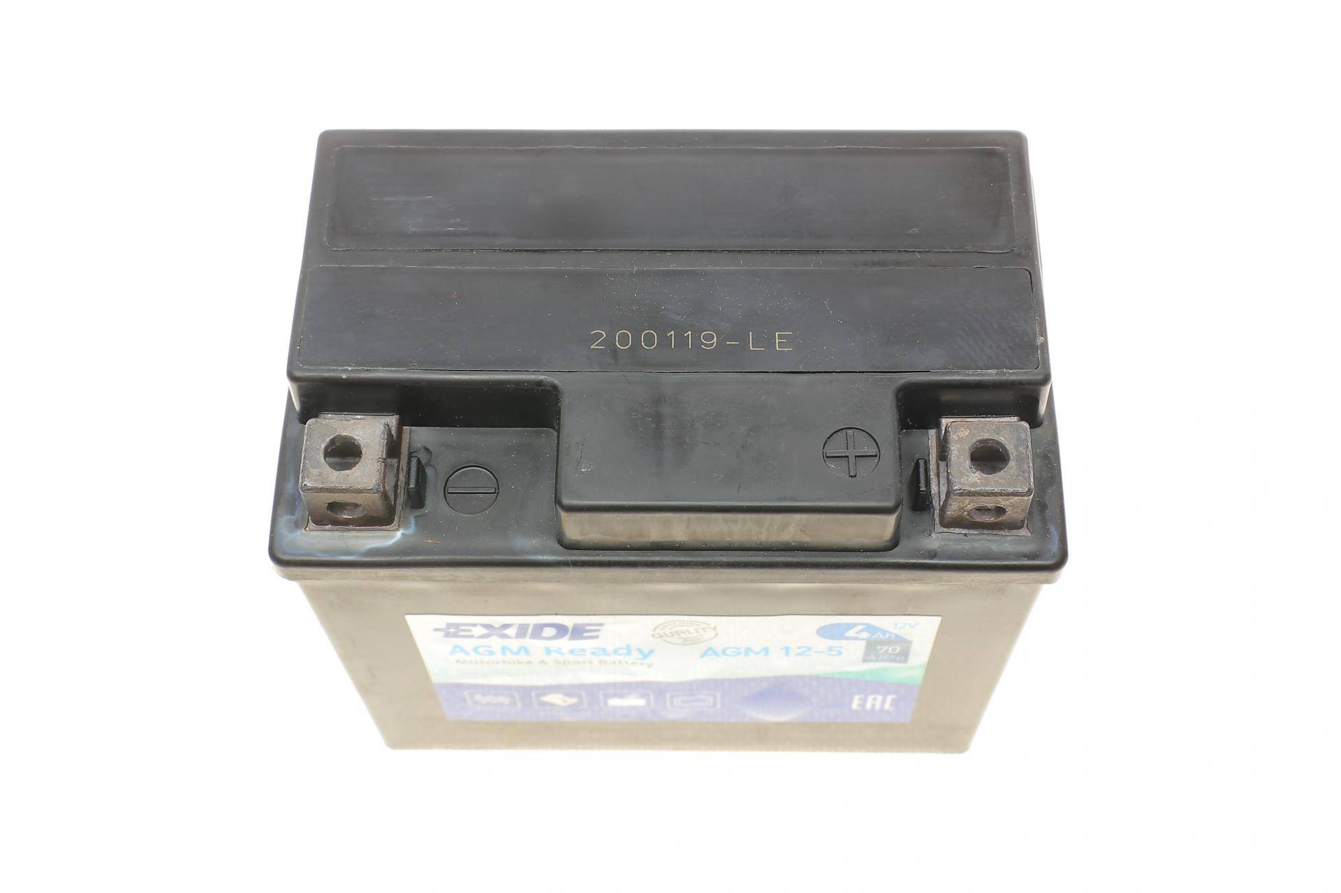 Акумуляторна батарея 4Ah/70A (113x70x105/+R/B0) (AGM) (мото)