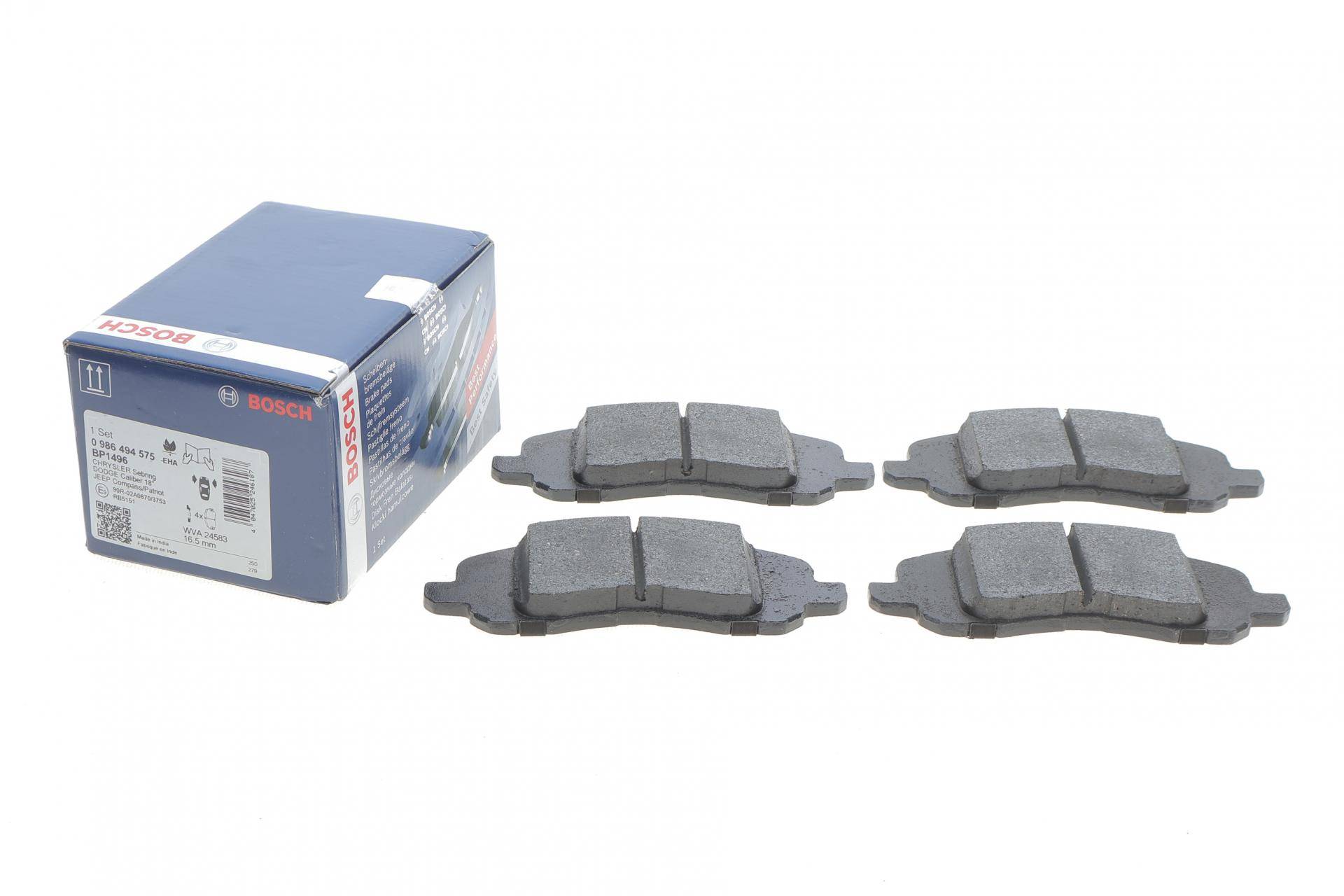 Колодки гальмівні (передні) Jeep Compass/Patriot 06-