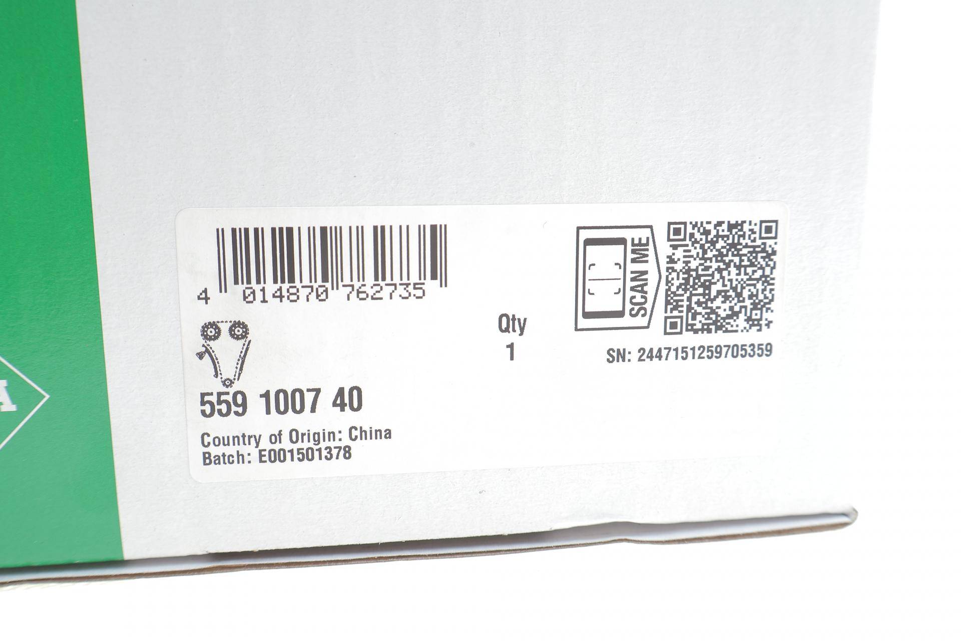 Комплект ланцюга ГРМ (повний + центр. клап) BMW 1(F20/F21), 2(F45/F46/F30), 3(F31), X1/X2 (F45/F39), i8(I12) 17-, (B38 B15 A)