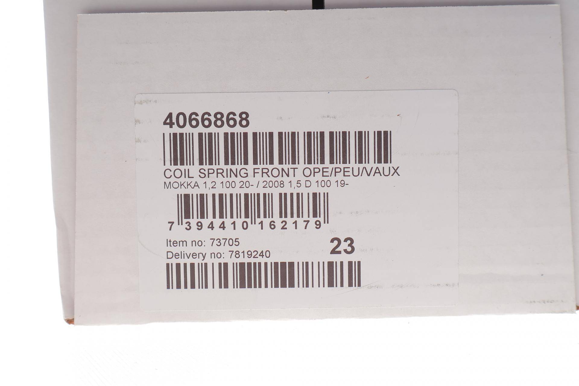 Пружина (передня) Opel Mokka 1.2 20-/Peugeot 2008 II 1.5 HDI 19- (SUV)