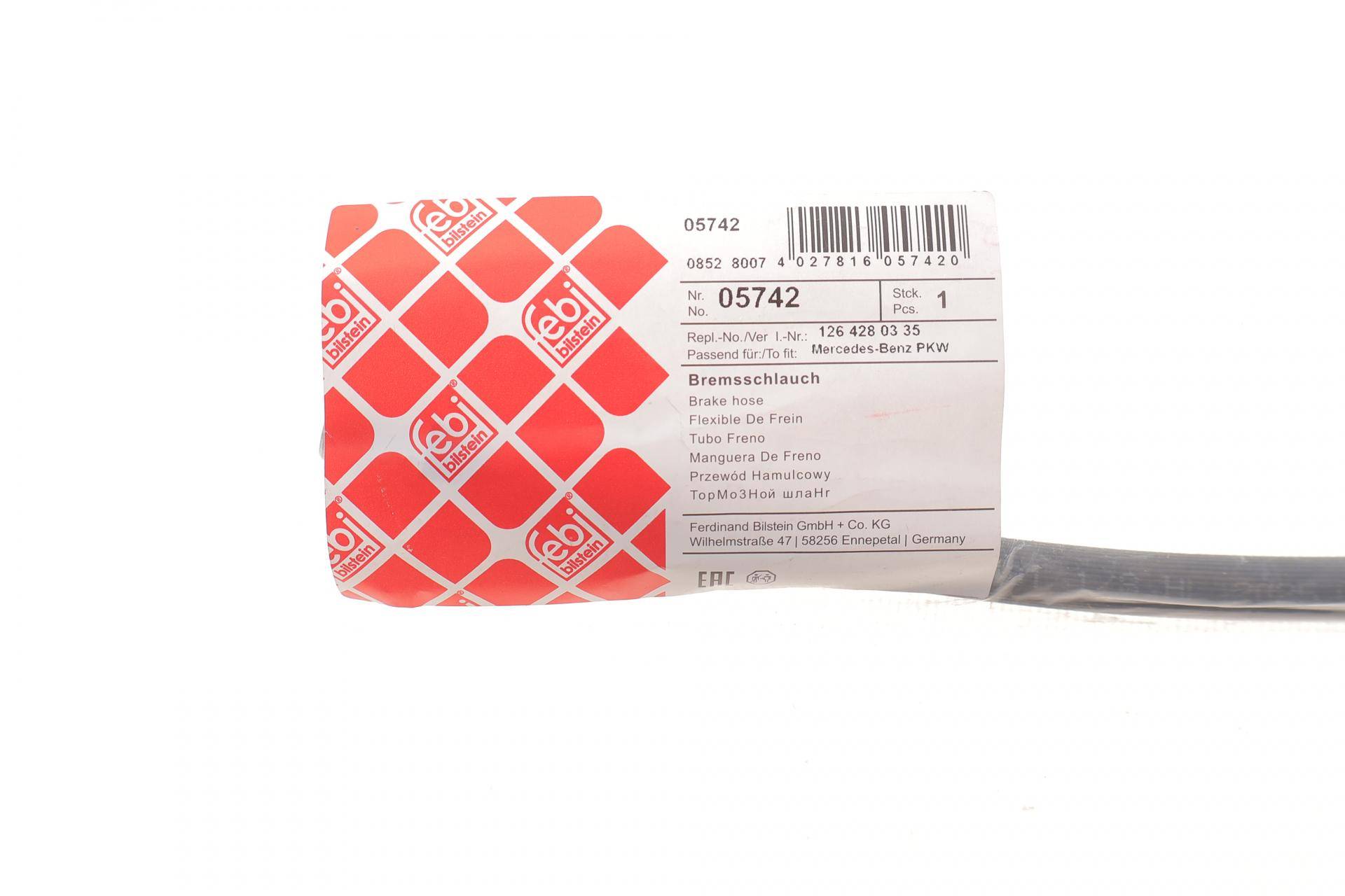 Шланг гальмівний (задній) MB C-class (W202)/E-class (W124) 93-00