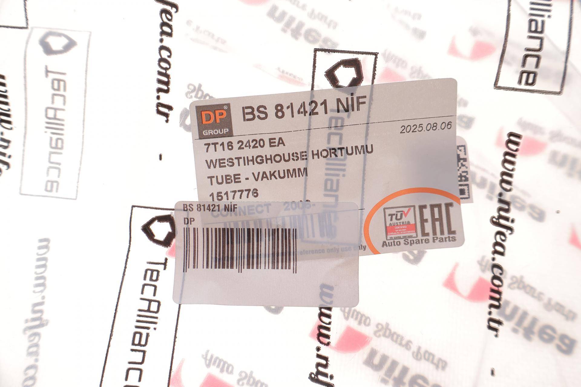 Трубка вакуумної системи Ford Connect 02-13