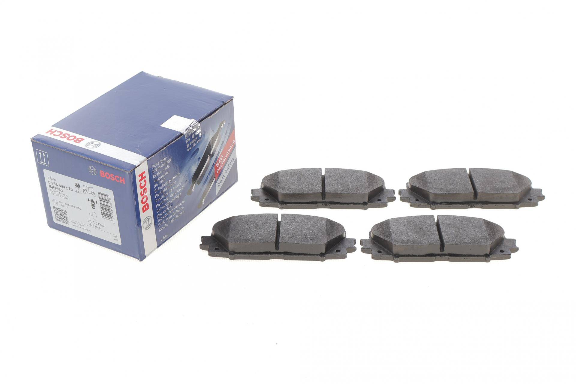 Колодки гальмівні (передні) Toyota Prius 08-