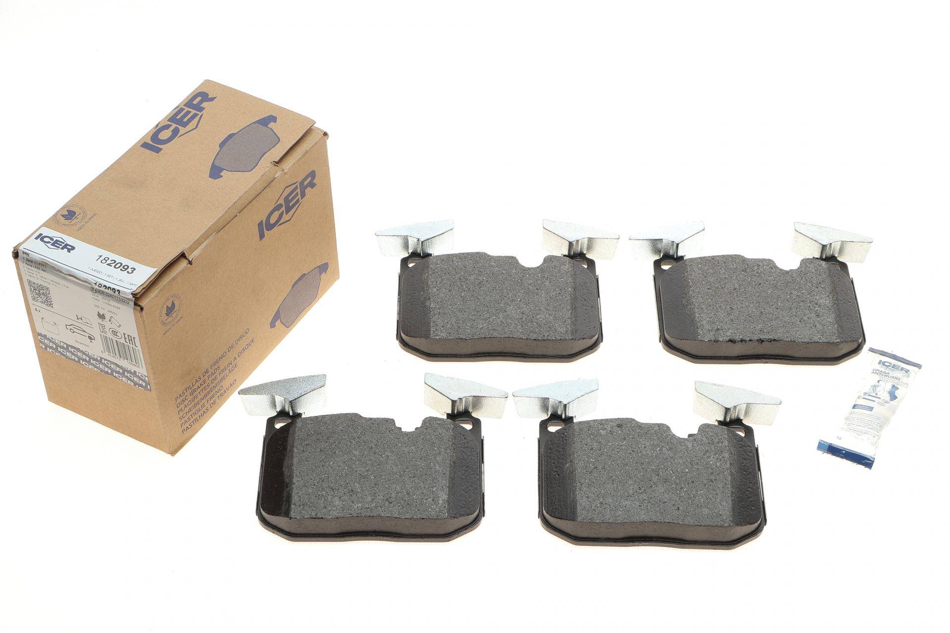 Колодки гальмівні (передні) BMW 1 (F20/F21)/2 (F22/F23/F87/F44-F46)/3 (F30/F31/F34/F80)/4 (F36) 11-