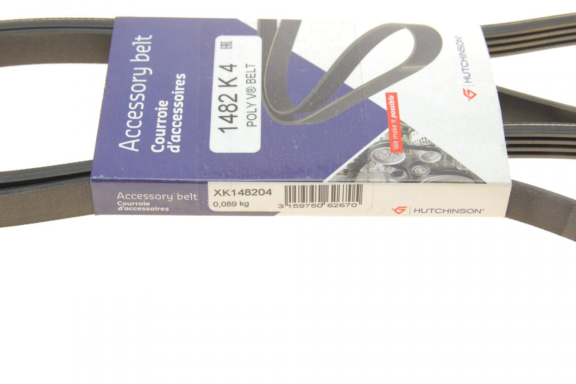 Ремінь генератора Ford Transit 2.5D/TD 92-00 (4PK1482)