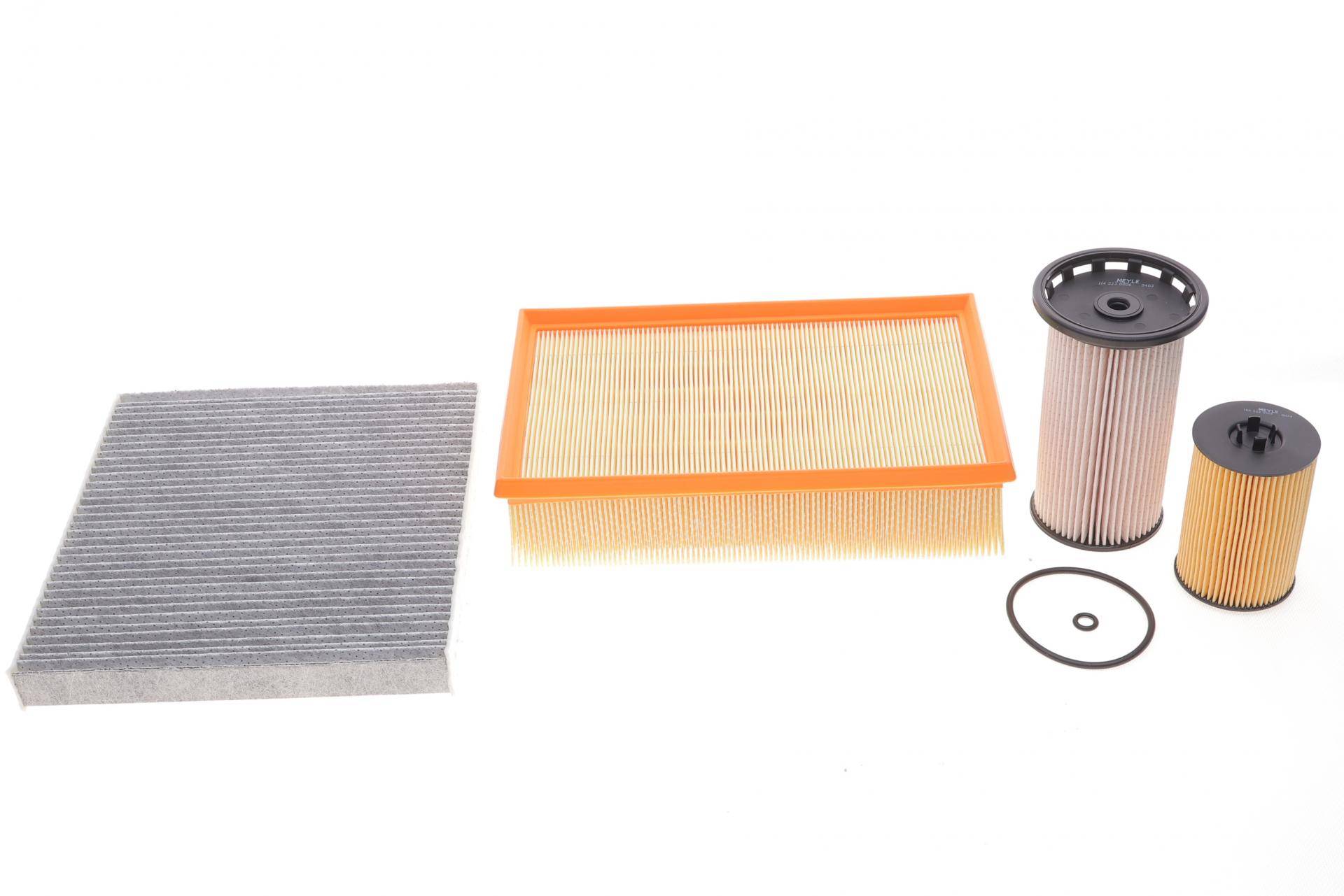 Комплект фільтрів VW Caddy V 2.0 TDI 21- (повітряний/масляний/паливний/салону вугільний)