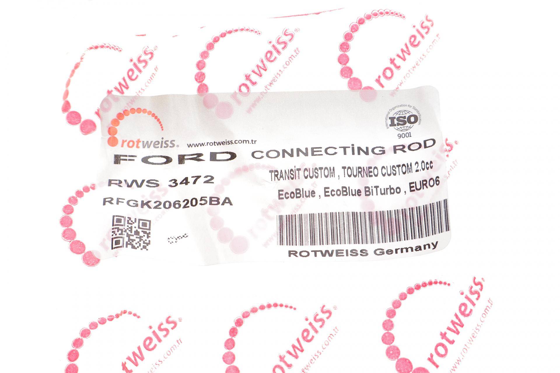 Шатун Ford Transit Custom 2.0 EcoBlue 15-