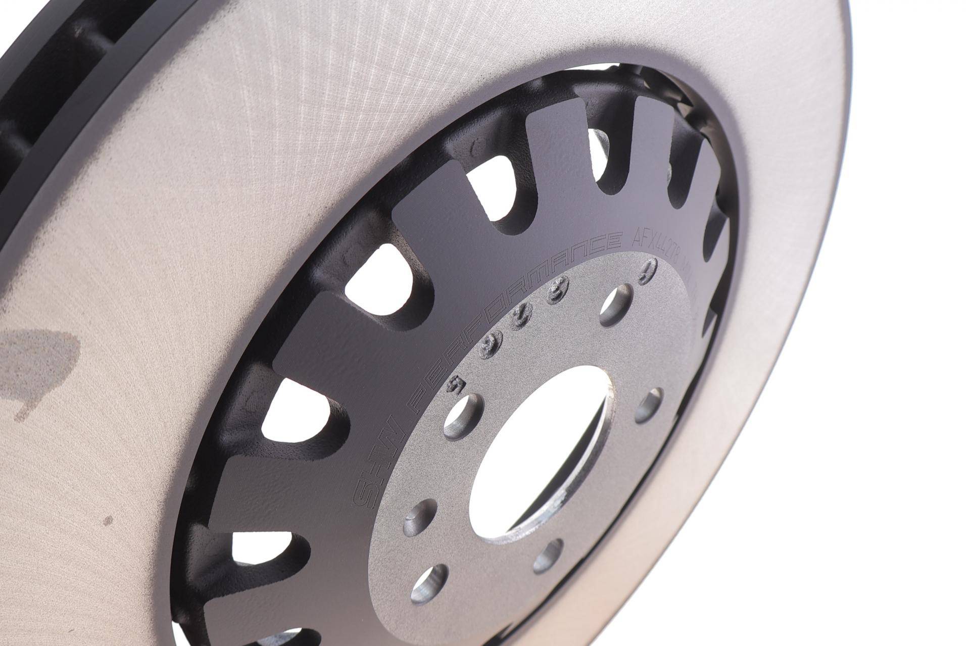 Диск гальмівний (передній) Audi Q7/Q8/VW Touareg 1.0-4.0H 15- (399x38) (з покрит.) (вентил.) (з отворами)