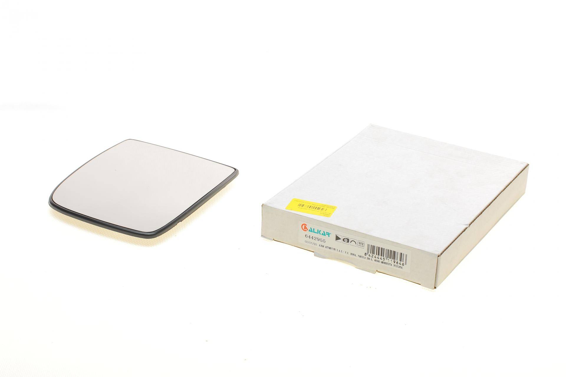 Скло дзеркала (з підігрівом) Citroen Jumpy/ Fiat Scudo/ Peugeot Expert 07- (R) (нижнє)