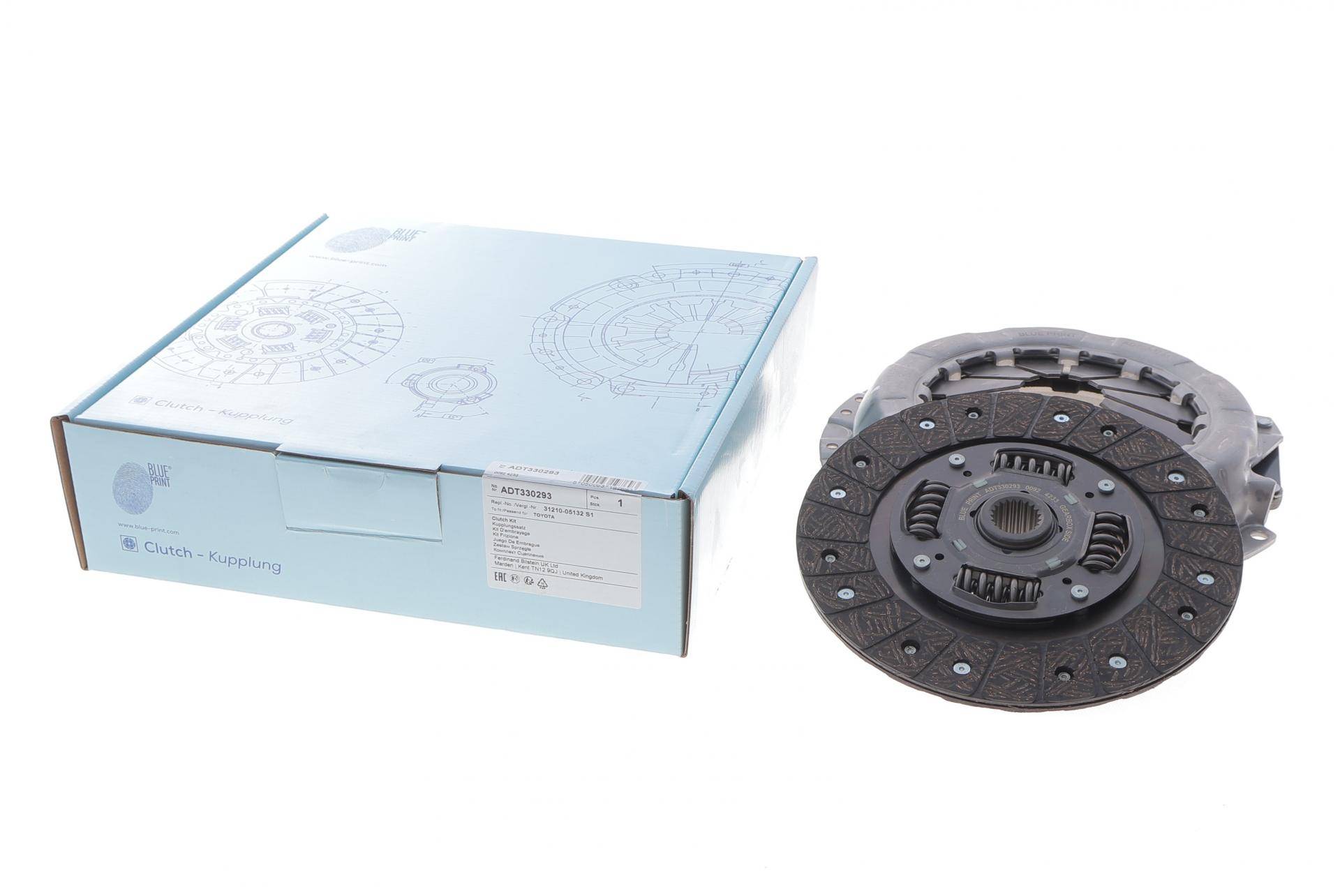 Комплект зчеплення Toyota Auris/Corolla 07-14 (d=215mm)