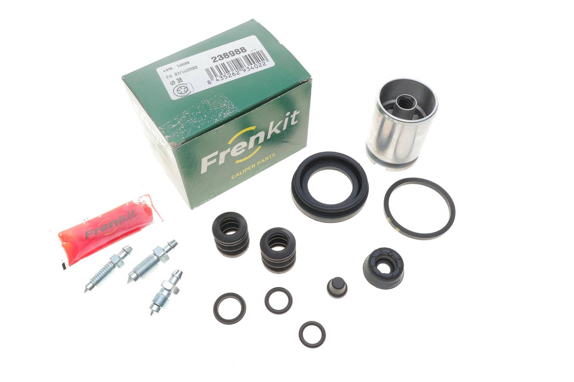 Ремкомплект супорта (заднього) VW Golf/Passat (d=38mm) Lucas (+поршень з механізмом)