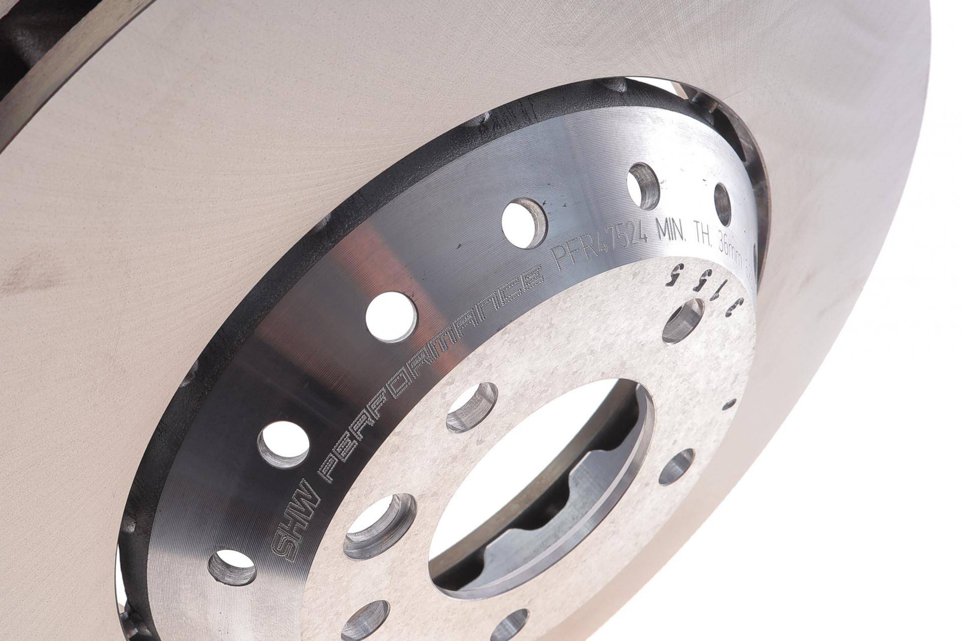 Диск гальмівний (передній) Porsche Cayenne 10-18 (390x38) (R) (з покриттям) (з отворами) (вент)