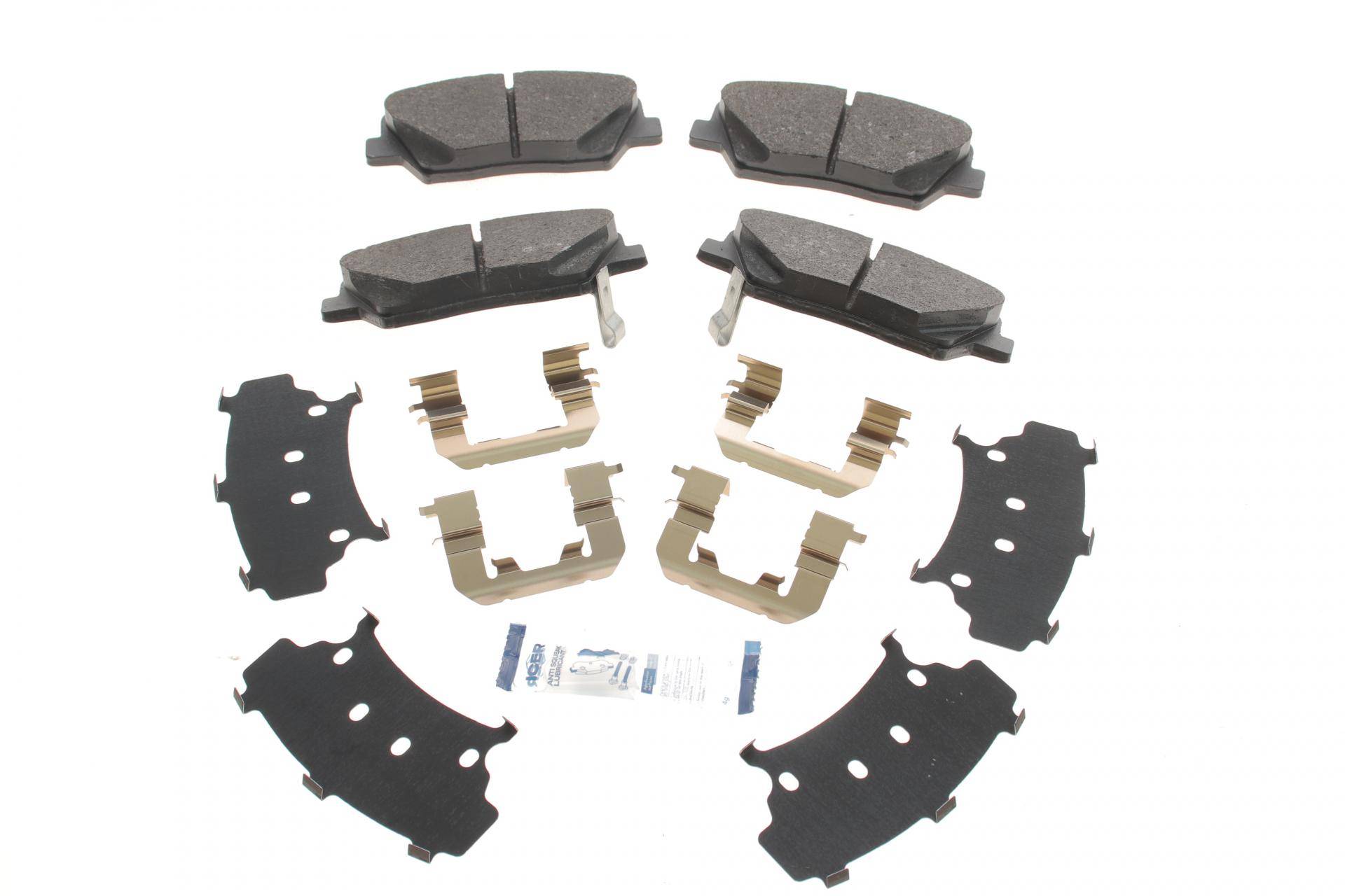 Колодки гальмівні (передні) Hyundai Santa Fe 10-/Creta 16-/Grandeur 11-/Kia Sorento 09-/Carens 13-