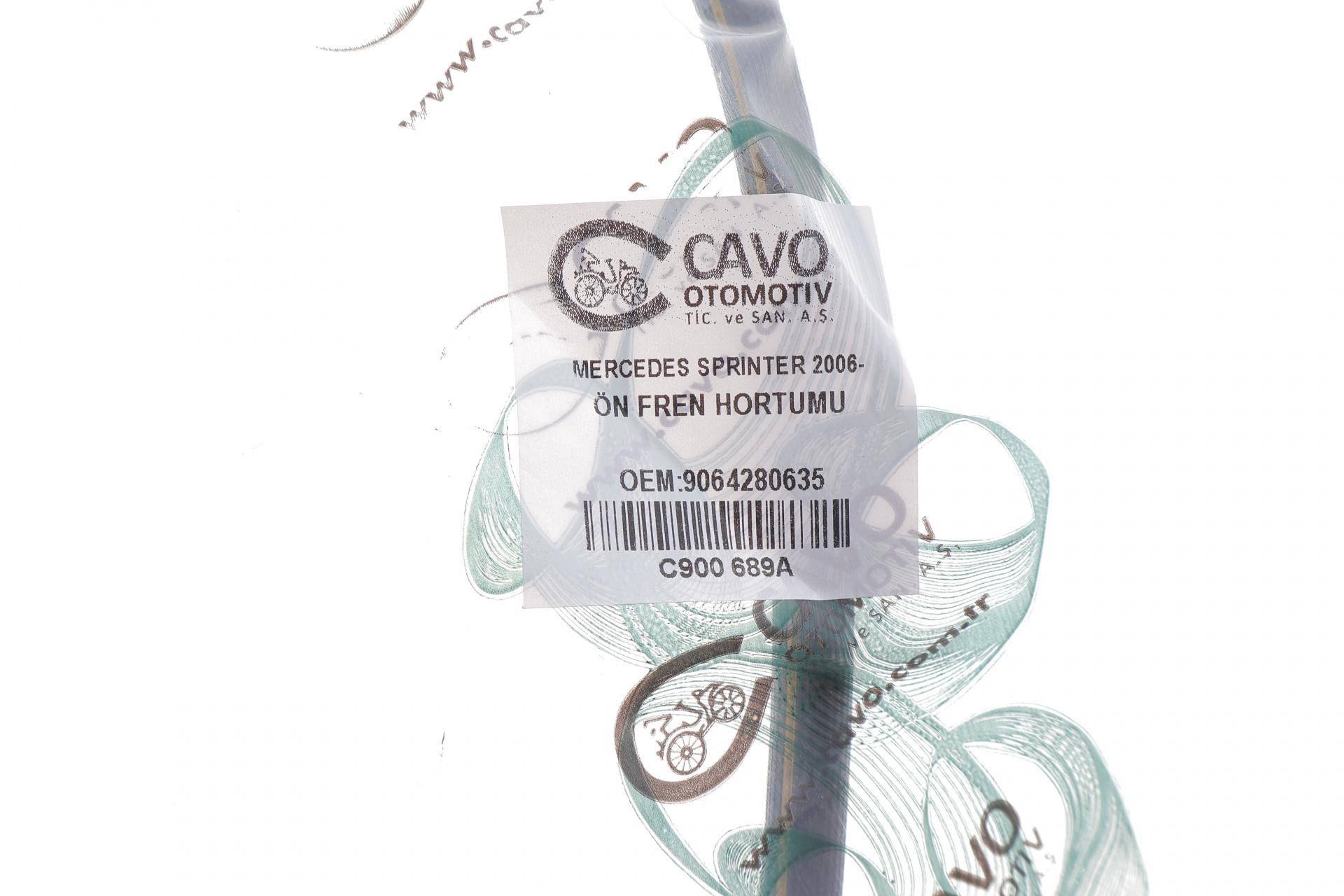 Шланг гальмівний (передній) MB Sprinter 311-519 06-