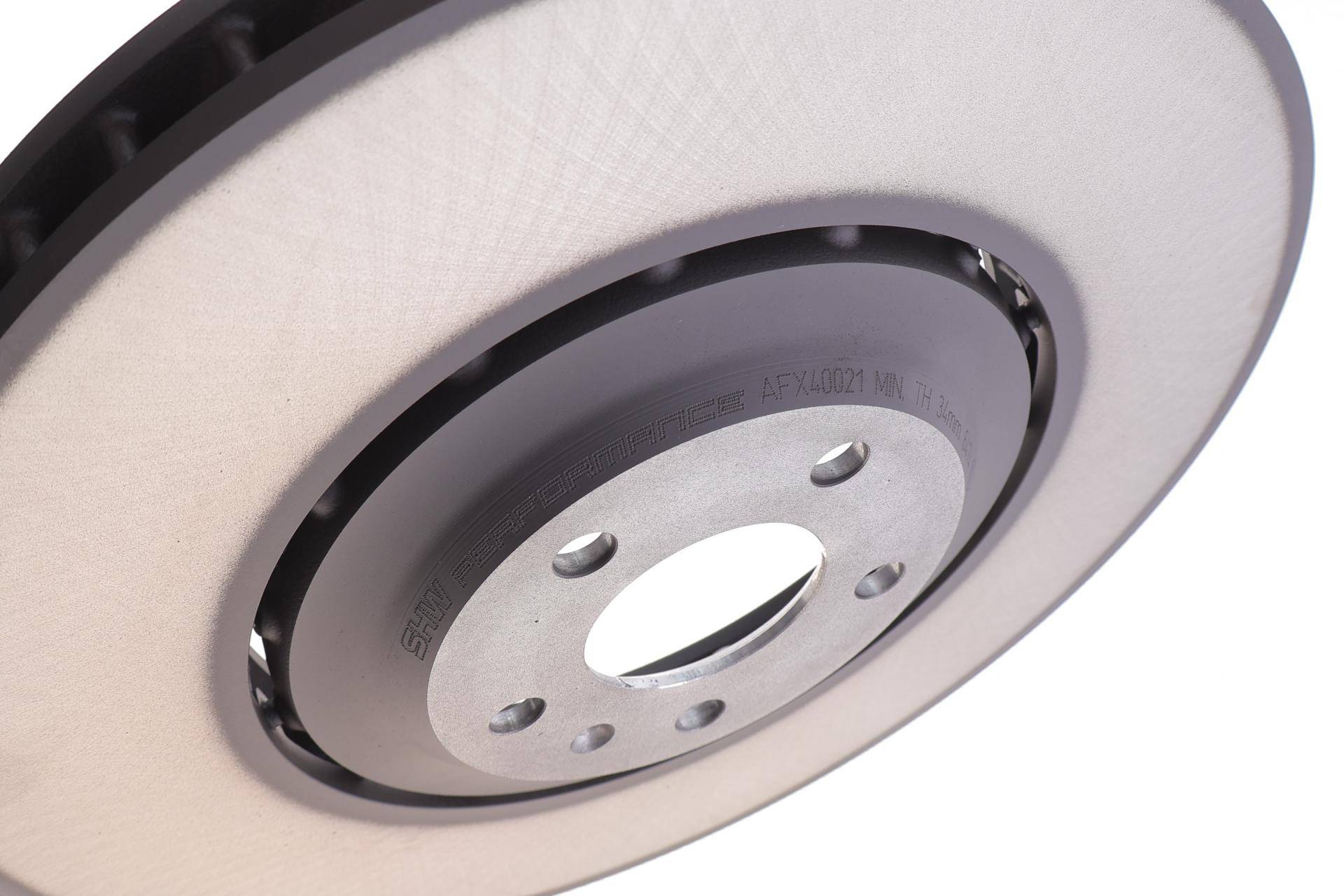 Диск гальмівний (передній) Audi A8/Q5 09- (380x36) (з покриттям) (вент)