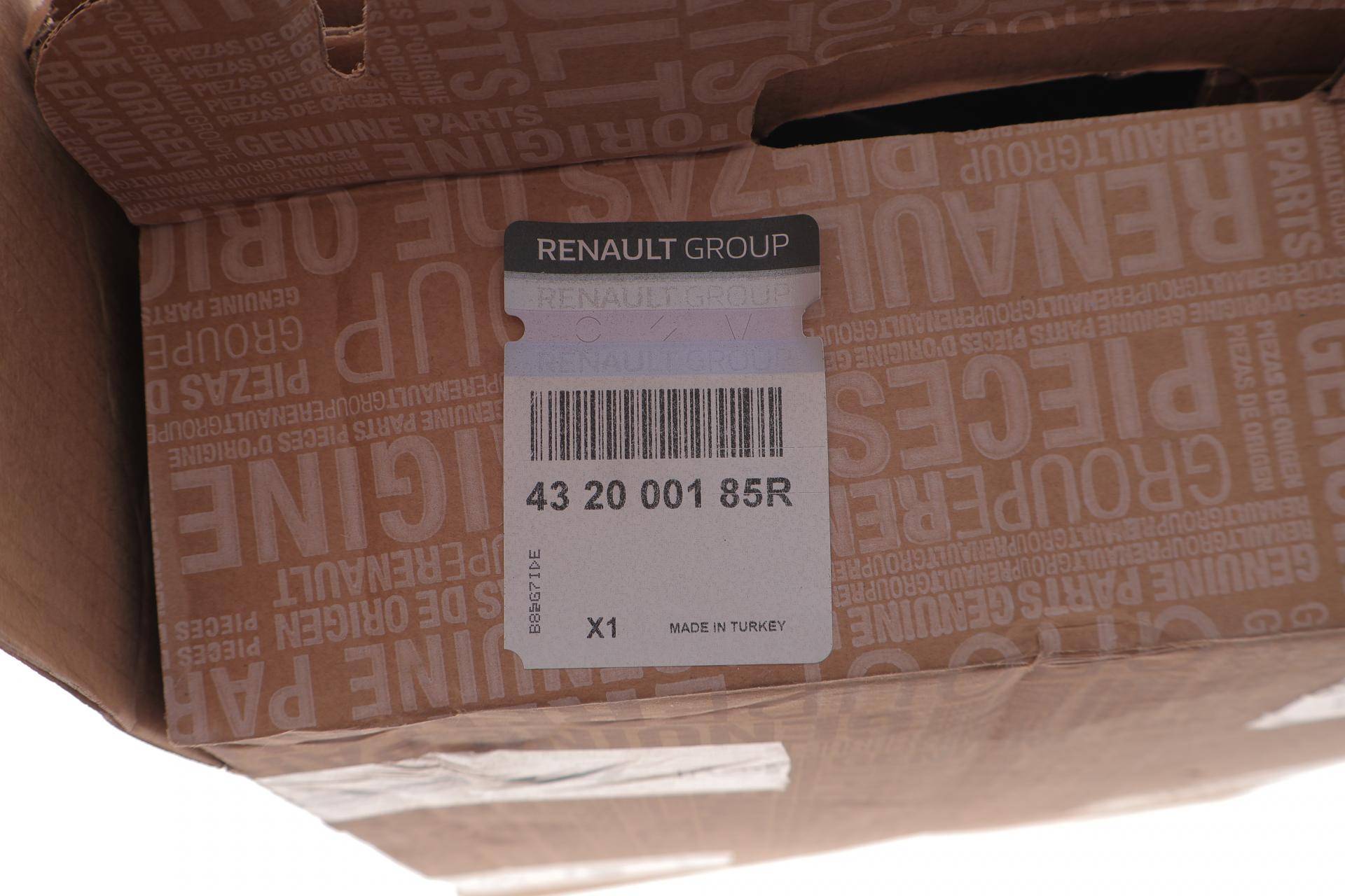 Диск гальмівний (задній) Renault Megane IV 15- з підшипником