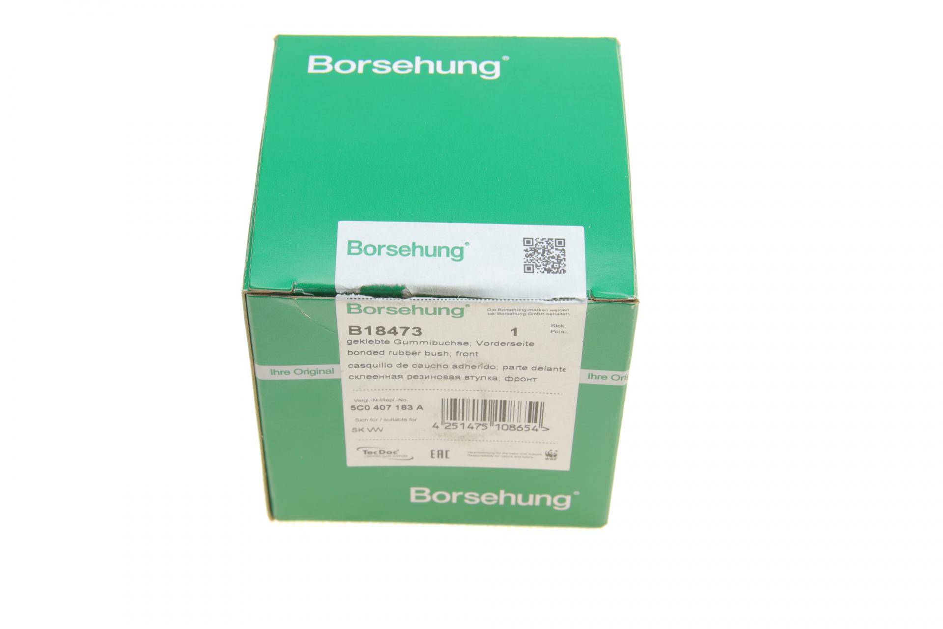 Сайлентблок важеля (переднього/ззаду) VW Caddy/Skoda Superb II 04- (OE VAG)