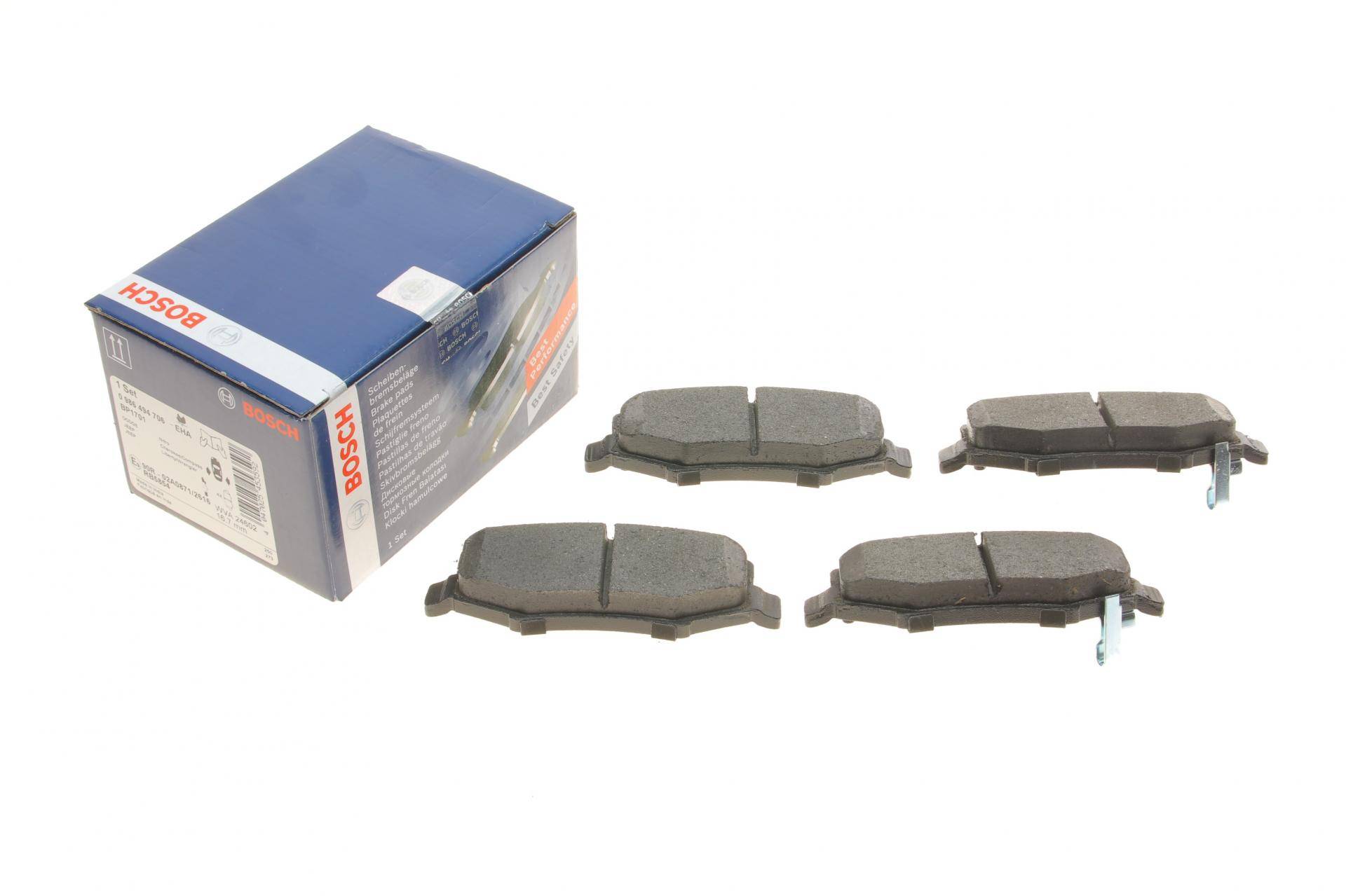 Колодки гальмівні (задні) Jeep Cherokee 08-/Compass 06-/Wrangler 07-/Dodge Nitro 06-12