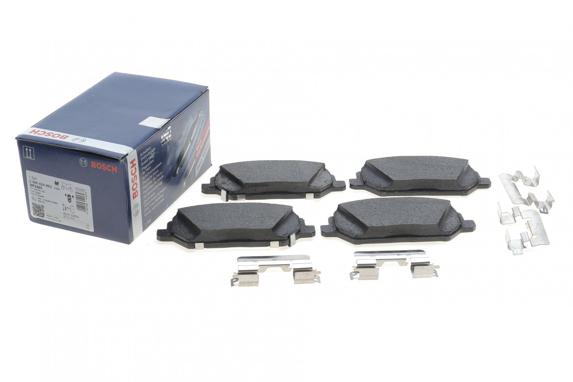 Колодки гальмівні (передні) Hyundai i30 16-/Kia Ceed/Pro Ceed 18-