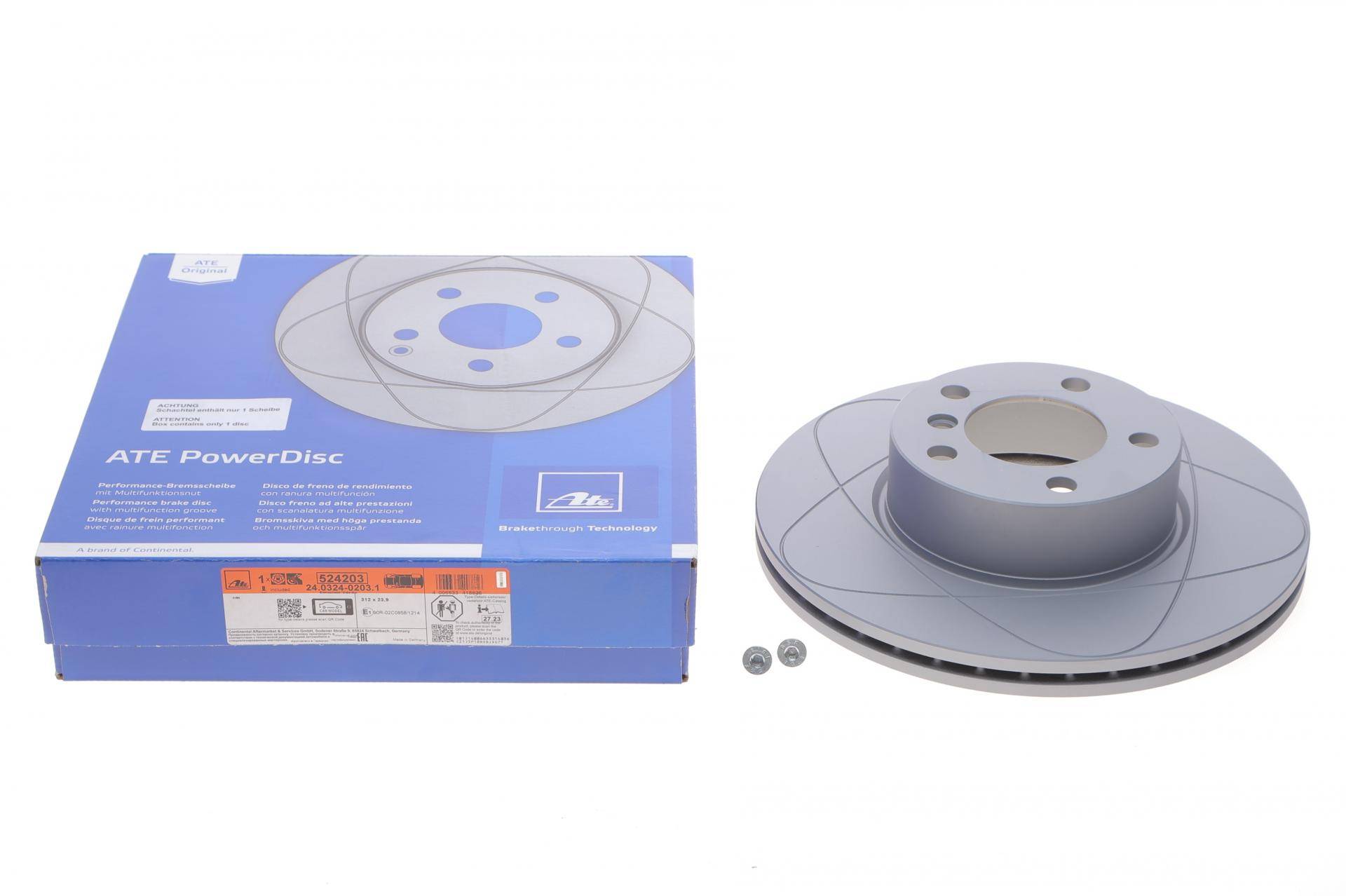 Диск гальмівний (передній) BMW 3 (E90/E91/E92/E93) 04- (312x24) (з покриттям) PowerDisc