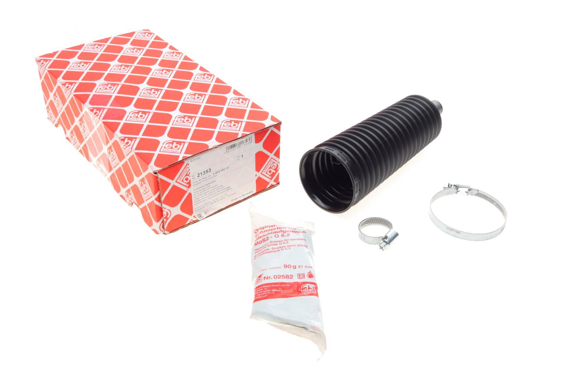 Пильник рейки рульової Ford Transit 85-00 (L=205mm) (к-кт)