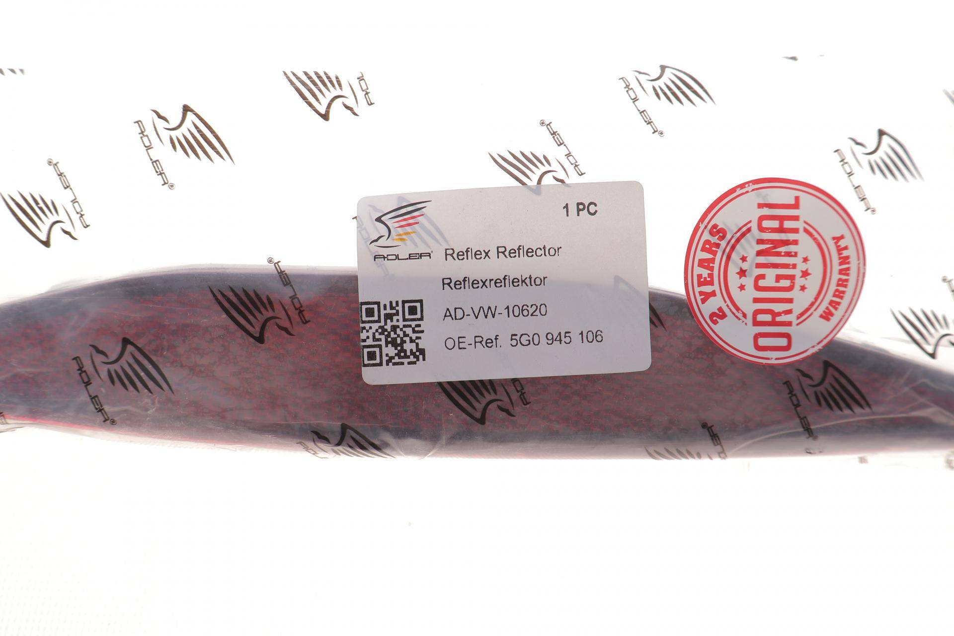 Світловідбивач бампера (заднього) VW Golf VII 12-20 (R)