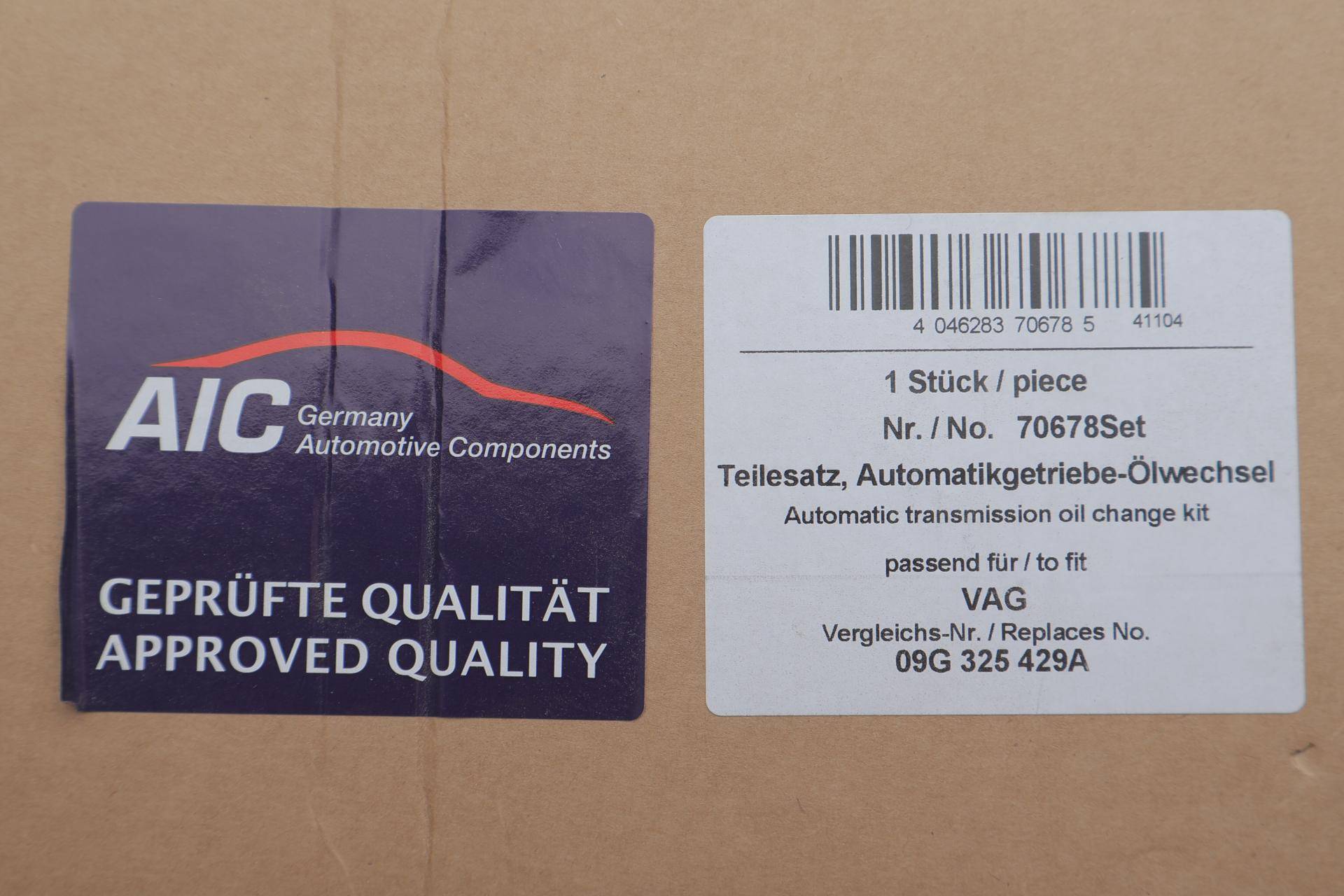 Комплект для заміни оливи АКПП VW Golf V/VI/Passat 03-12 AQ250/TF-60SN/09G