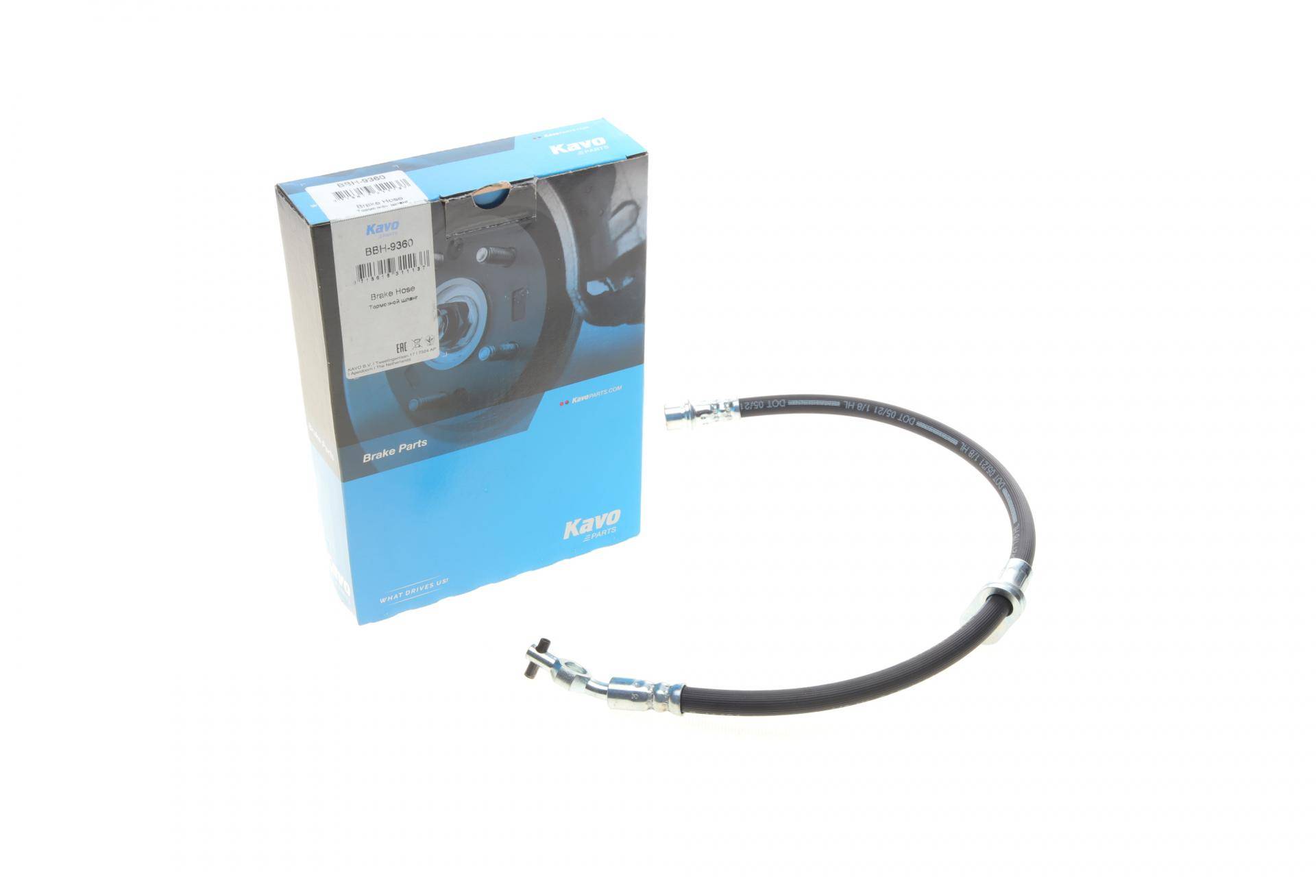 Шланг гальмівний (передній) Toyota Avensis 1.6-2.0D 99-03 (R) (489mm)